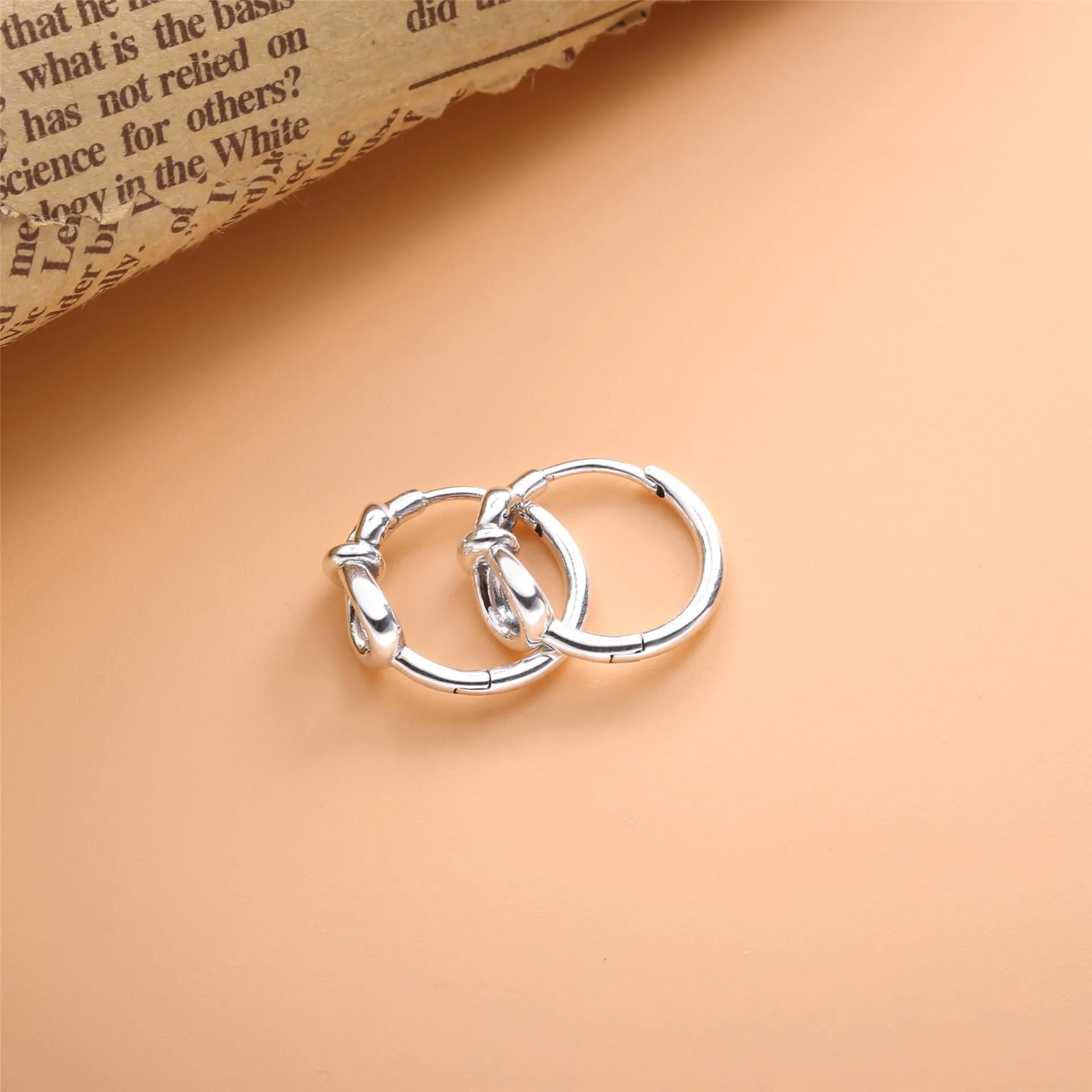 PANDORA Infinity Knot Hoop Earrings - 298889C00