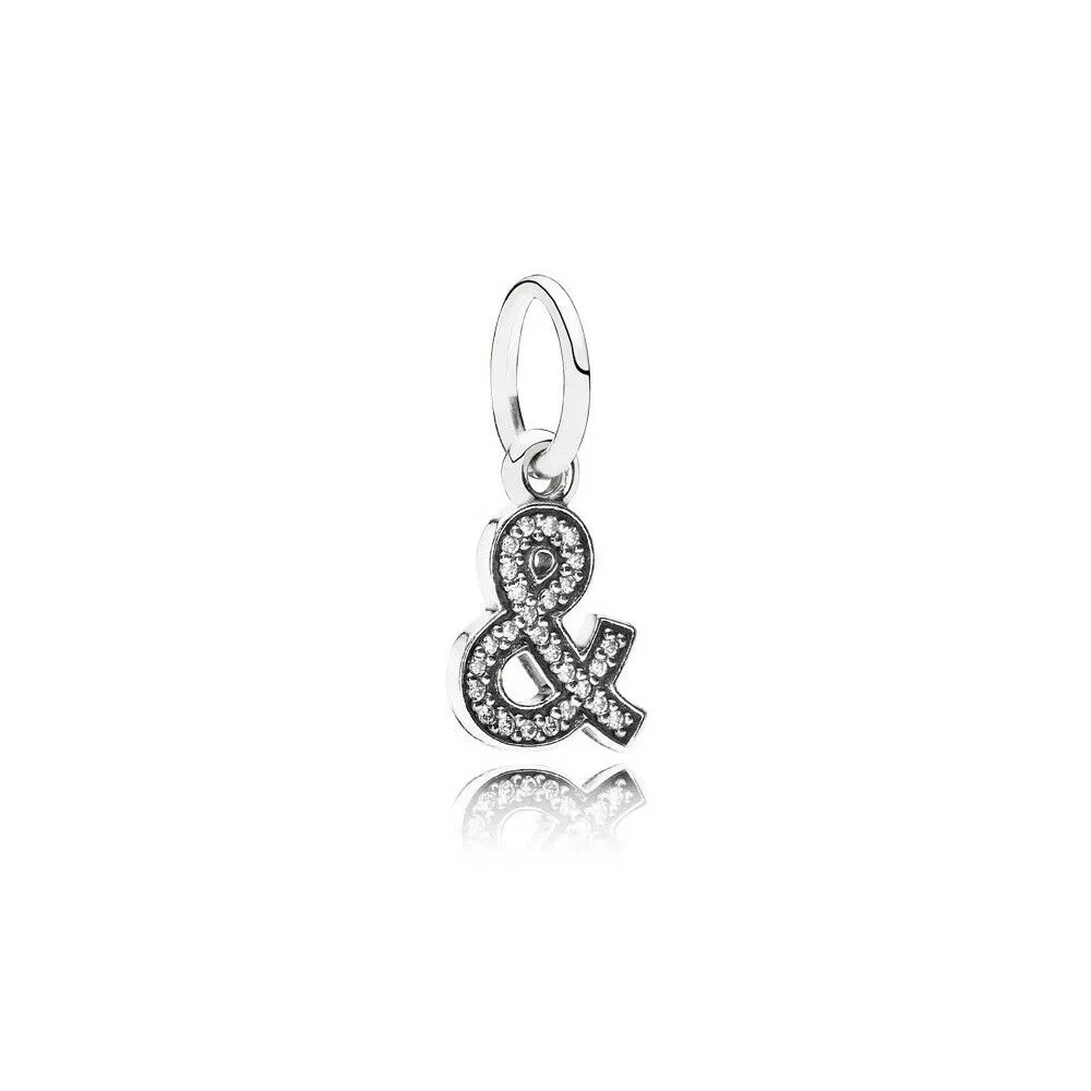 pandora letter ampersand dangle charm 791305cz