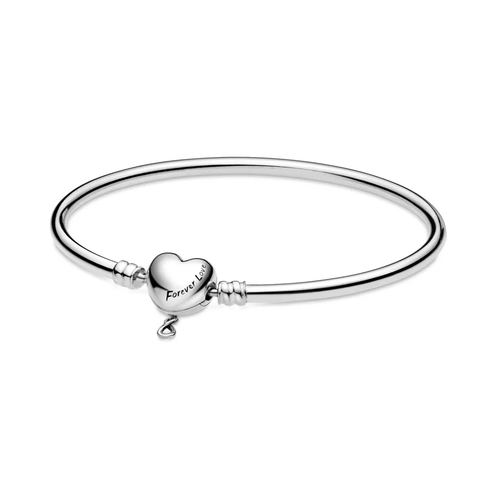 Pandora Moments Infinity Heart Clasp Bangle - 598891C00