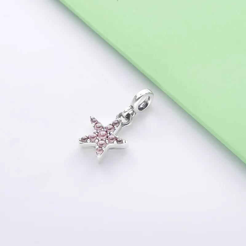 PANDORA My Pink Starfish Dangle Charm - 799011C01