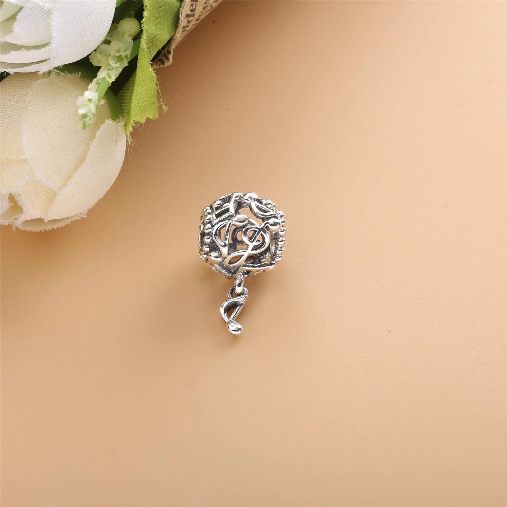 PANDORA Openwork Music Notes Charm - 798779C00