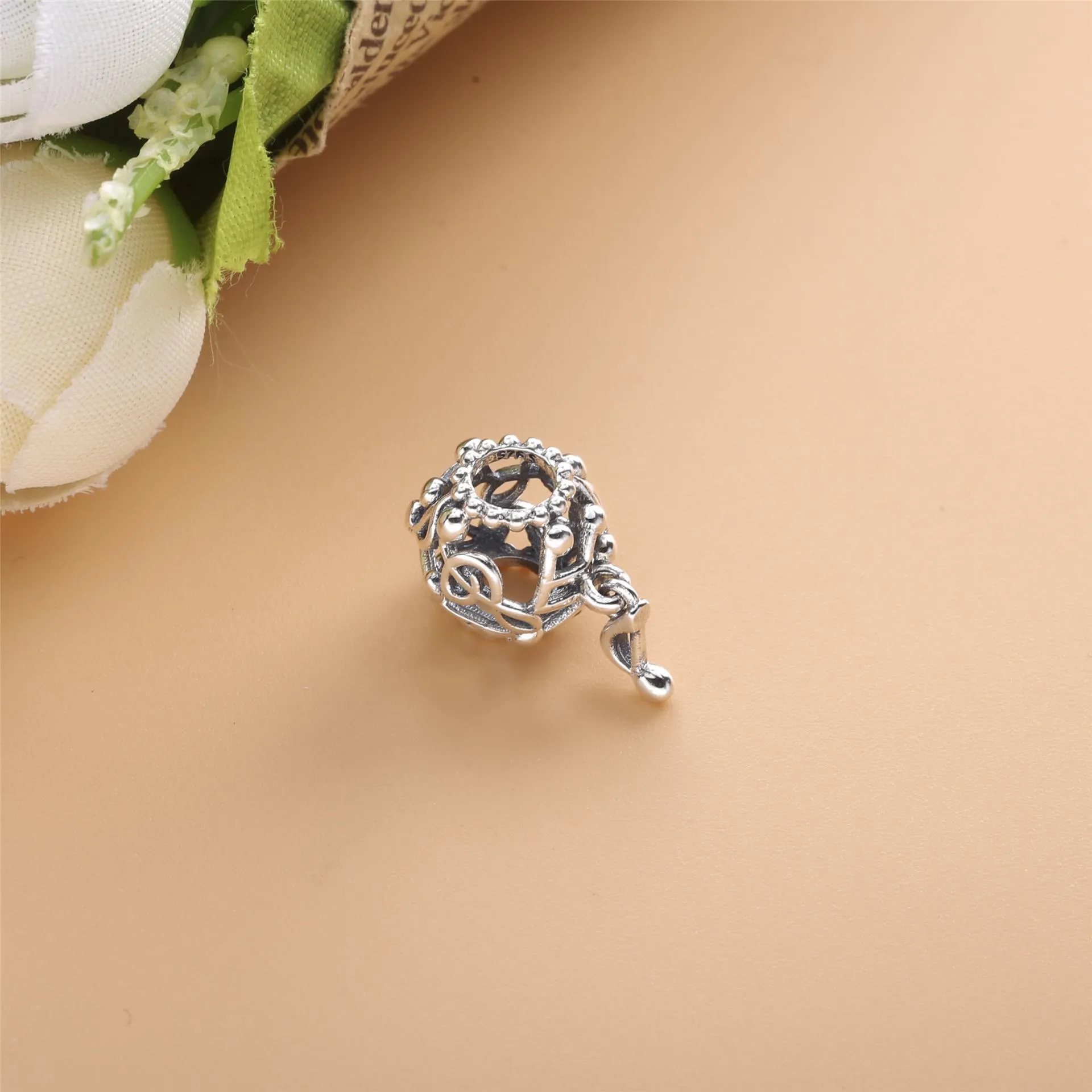 PANDORA Openwork Music Notes Charm - 798779C00