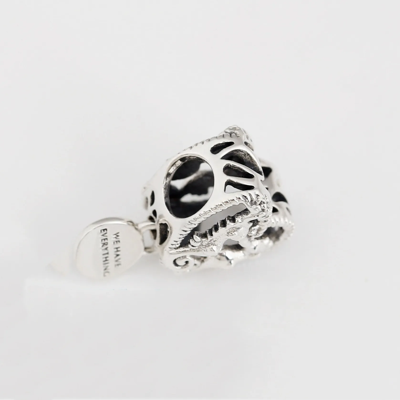 PANDORA Openwork Seahorses Heart Charm - 798949C00