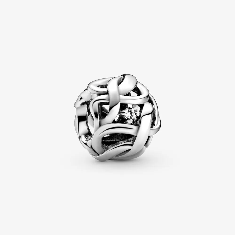 PANDORA Openwork Woven Infinity Charm - 798824C01