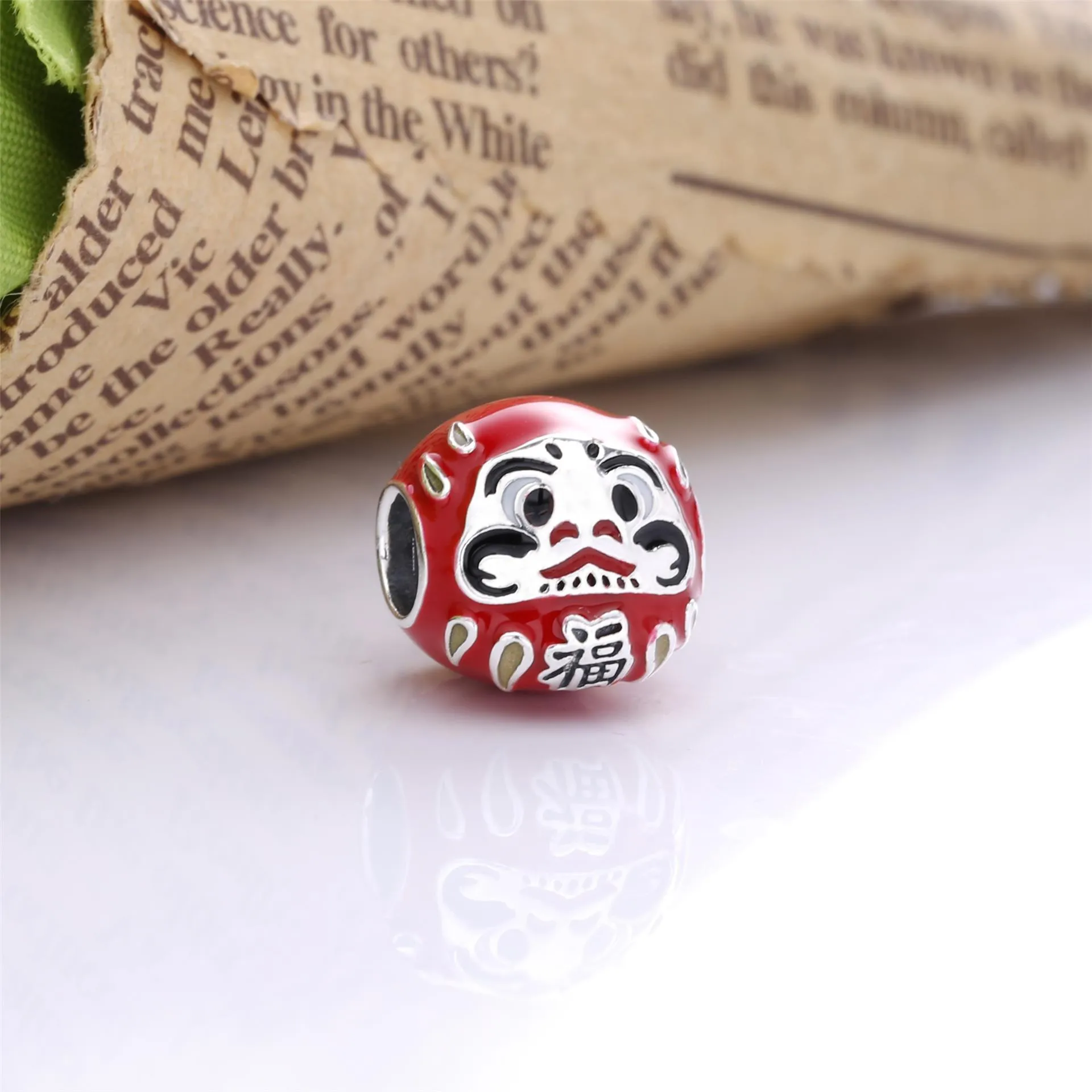 PANDORA Red Daruma Doll Charm - 798920C01