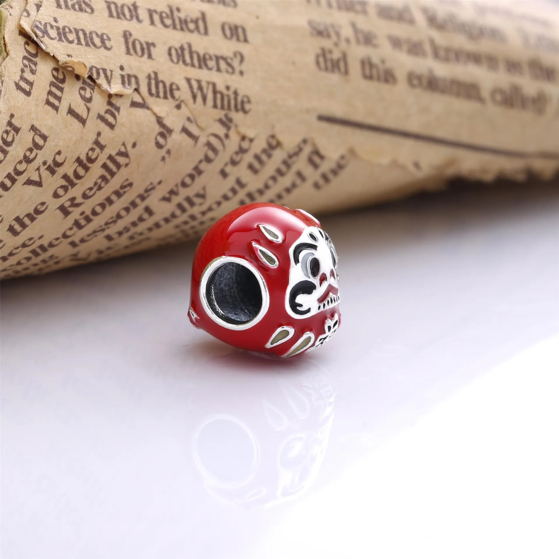 PANDORA Red Daruma Doll Charm - 798920C01