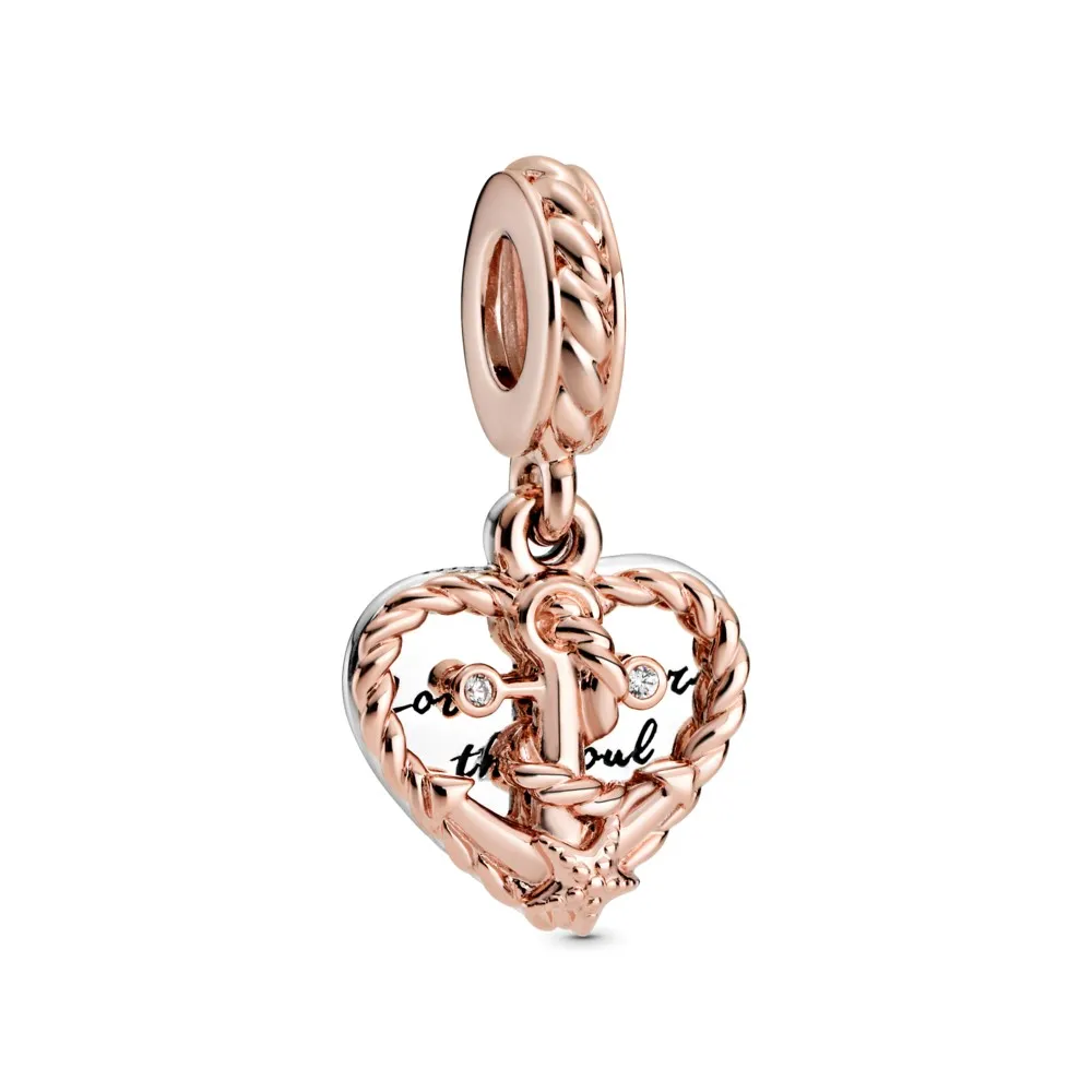 pandora rope heart love anchor dangle charm 788940c01