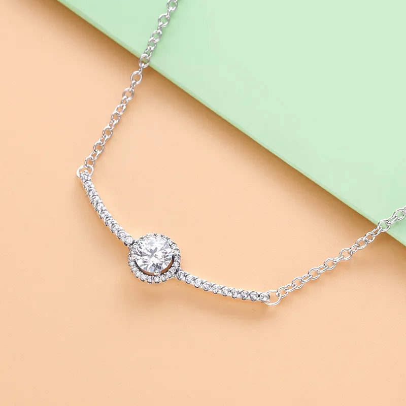 PANDORA Round Sparkle Necklace - 398490C01