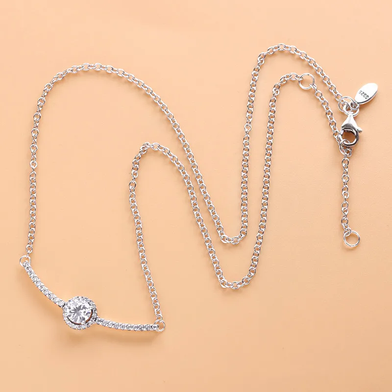 PANDORA Round Sparkle Necklace - 398490C01