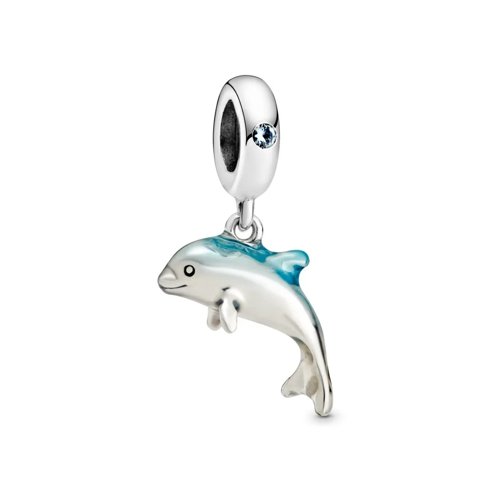 PANDORA Shimmering Dolphin Dangle Charm - 798947C01