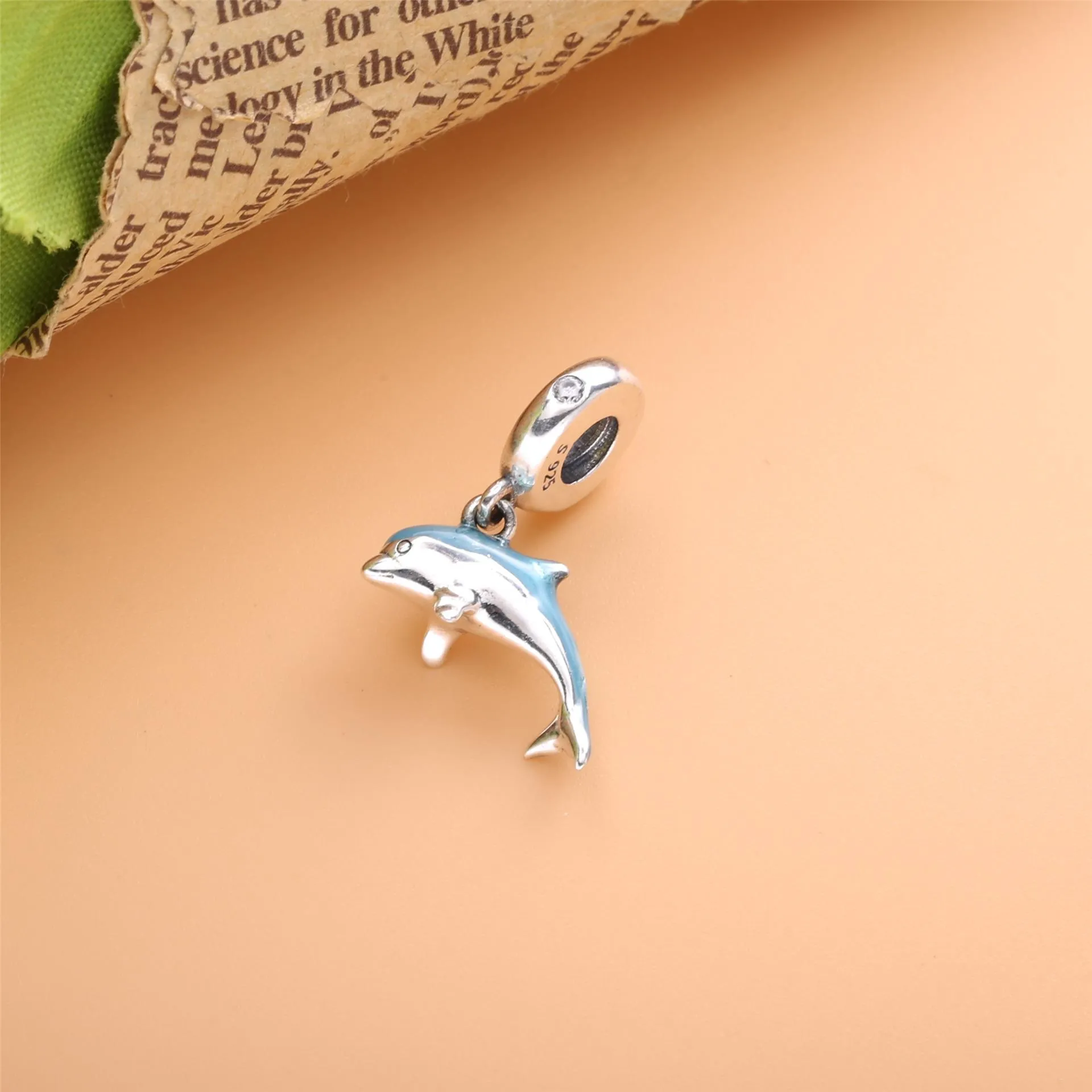 PANDORA Shimmering Dolphin Dangle Charm - 798947C01