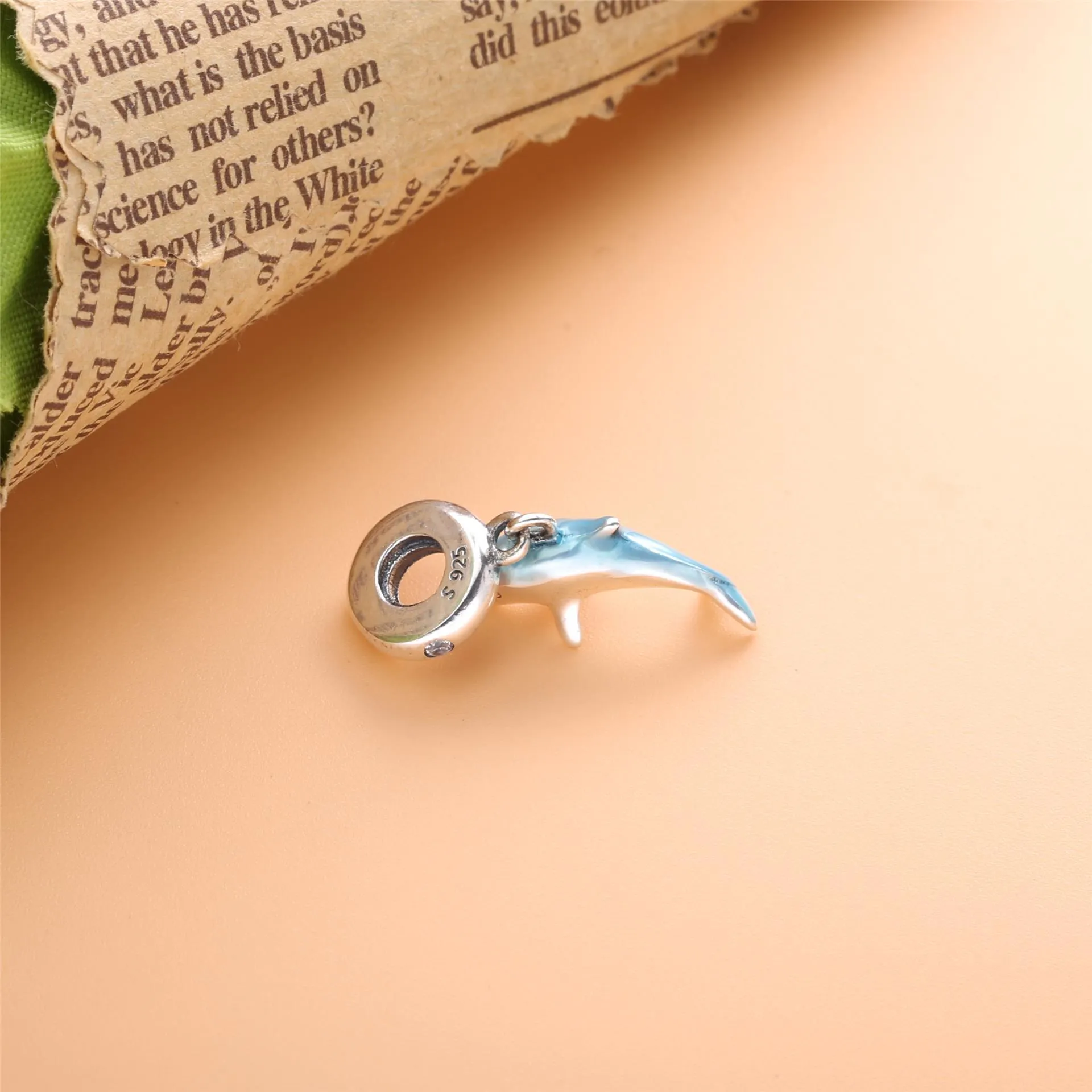 PANDORA Shimmering Dolphin Dangle Charm - 798947C01