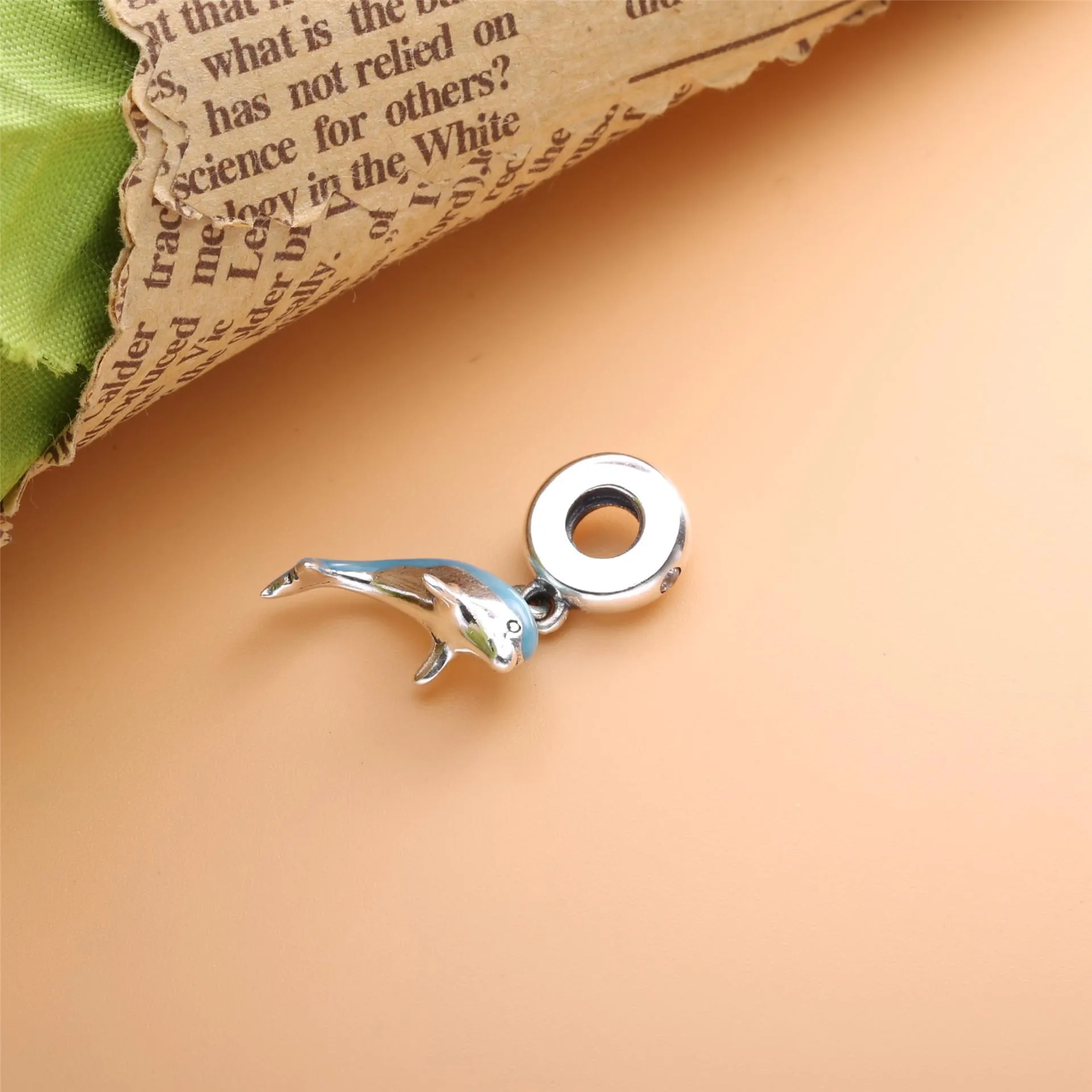 PANDORA Shimmering Dolphin Dangle Charm - 798947C01