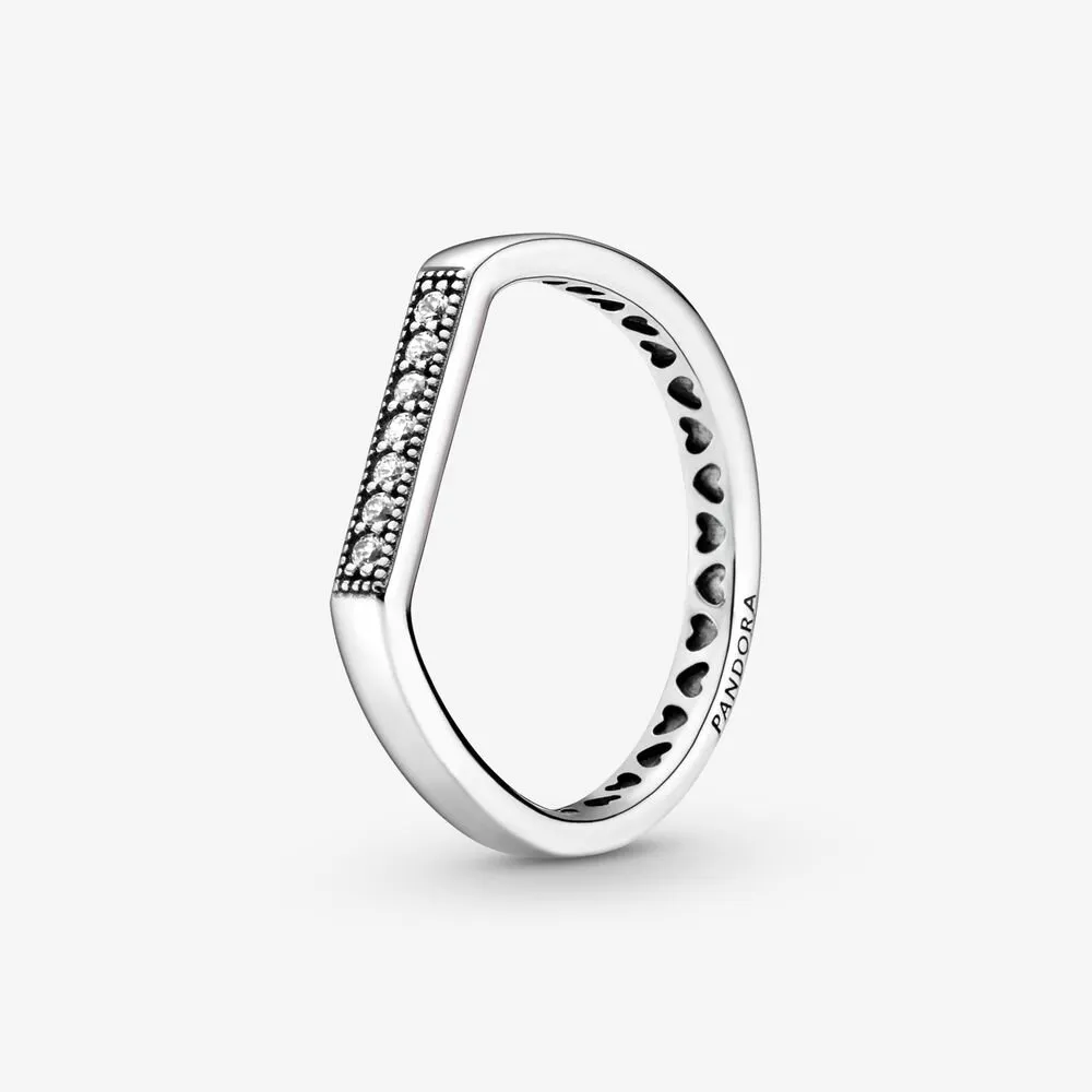 PANDORA Sparkling Bar Stacking Ring - 199041C01