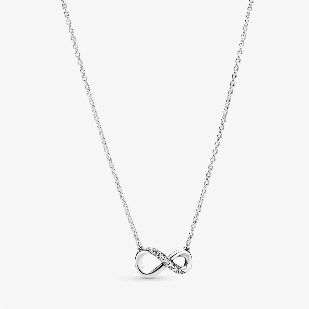 pandora sparkling infinity collier necklace 398821c01