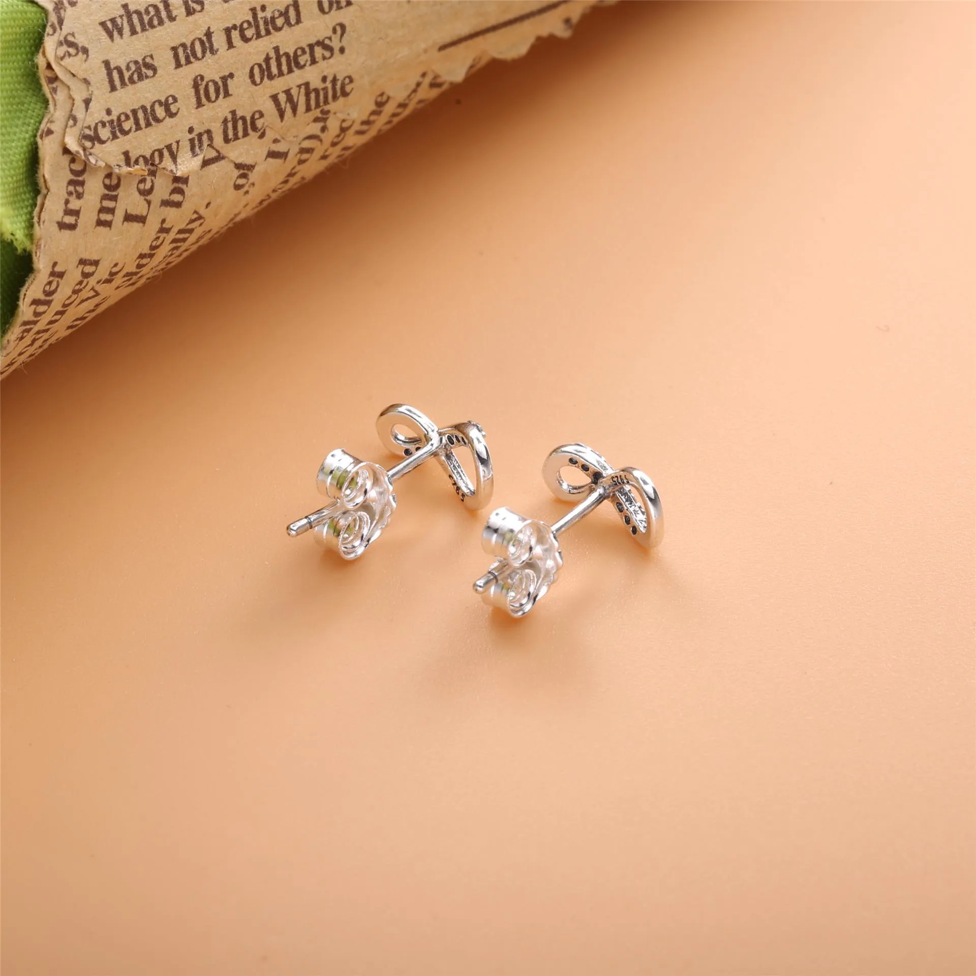 PANDORA Sparkling Infinity Stud Earrings - 298820C01