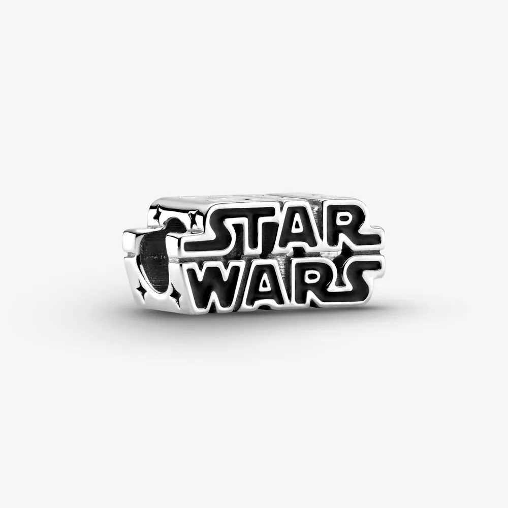 PANDORA Star Wars Silver 3D Logo Charm - 799246C01