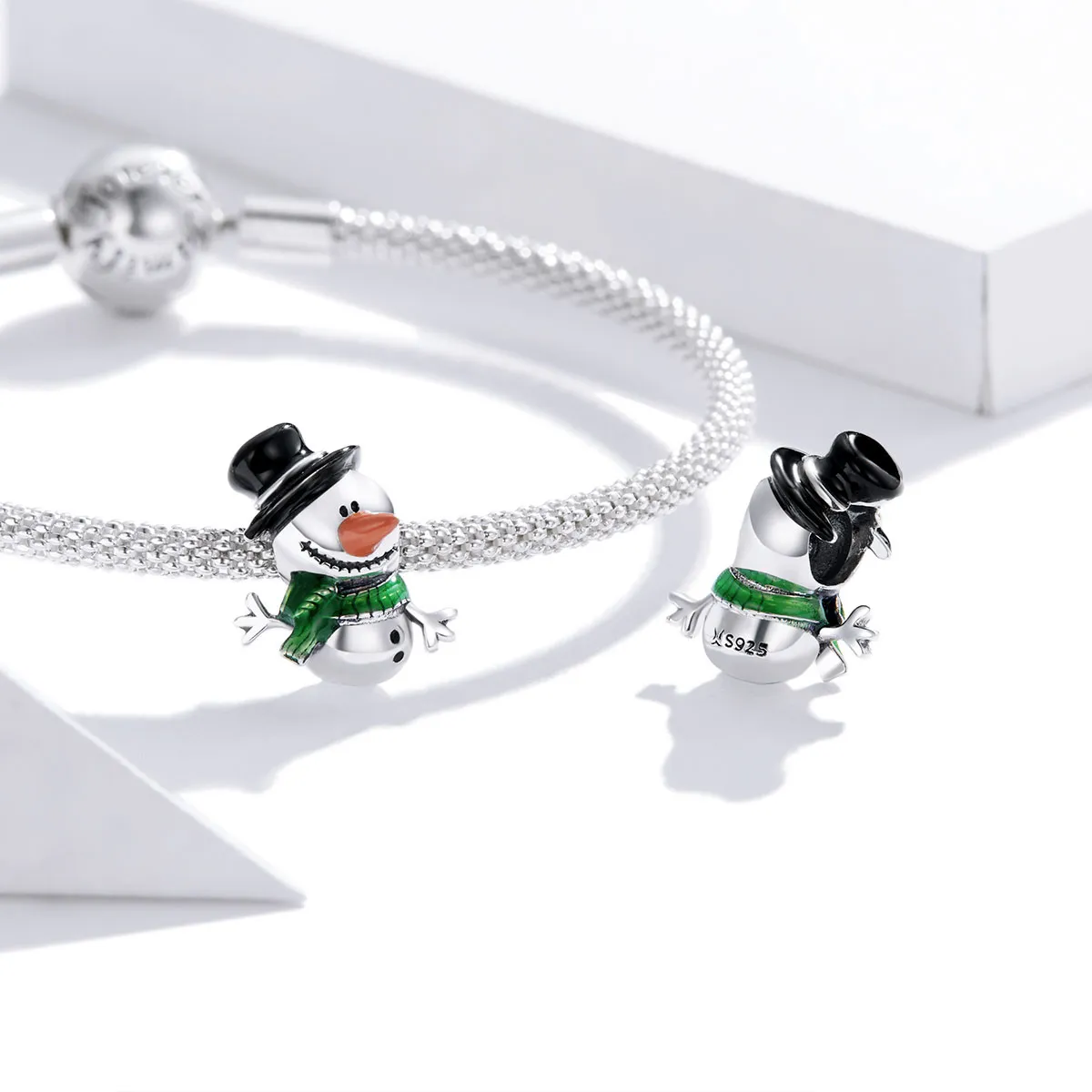 Pandora Style Little Snowman Charm - SCC1665