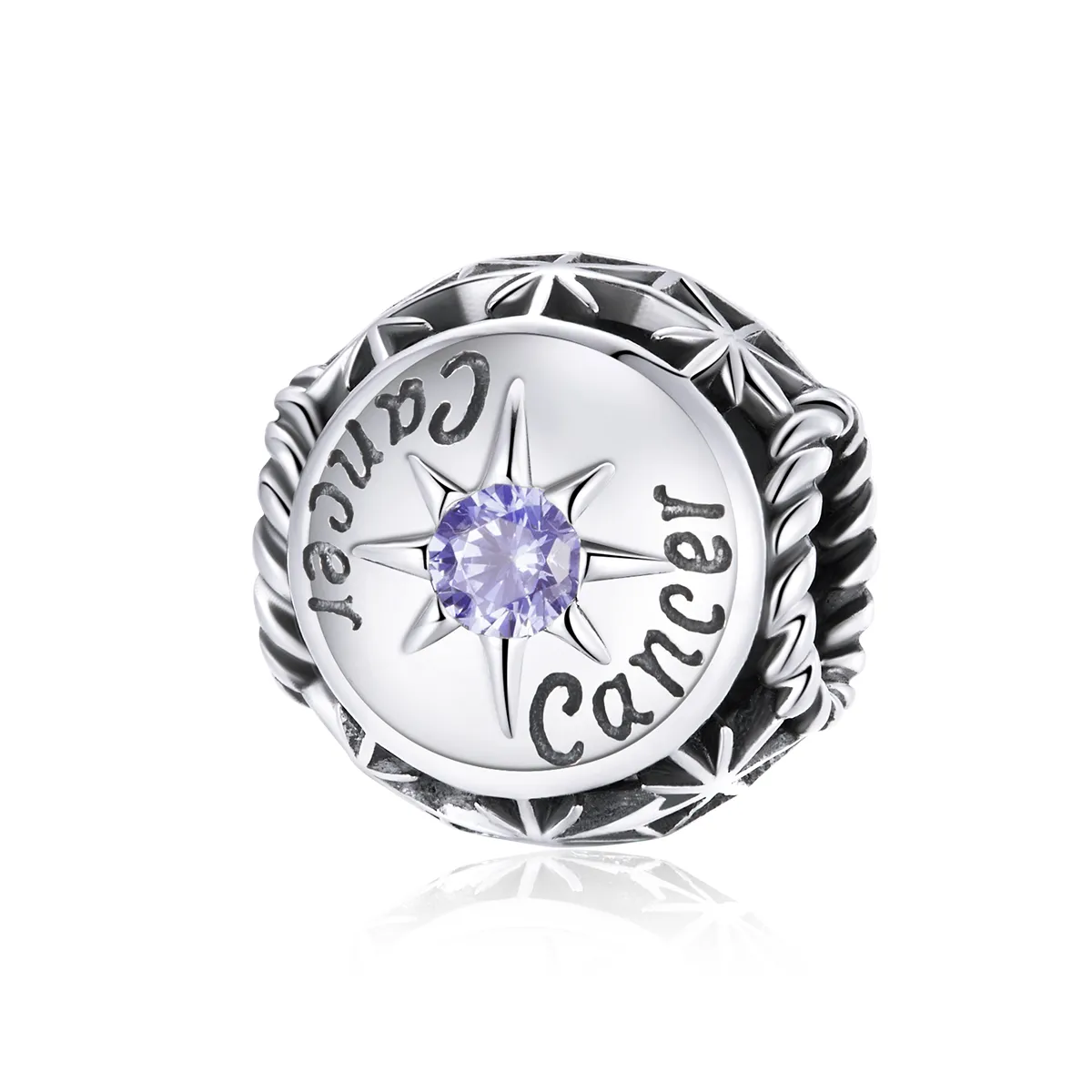 Pandora Style Shining Cancer Charm - SCC1725-4