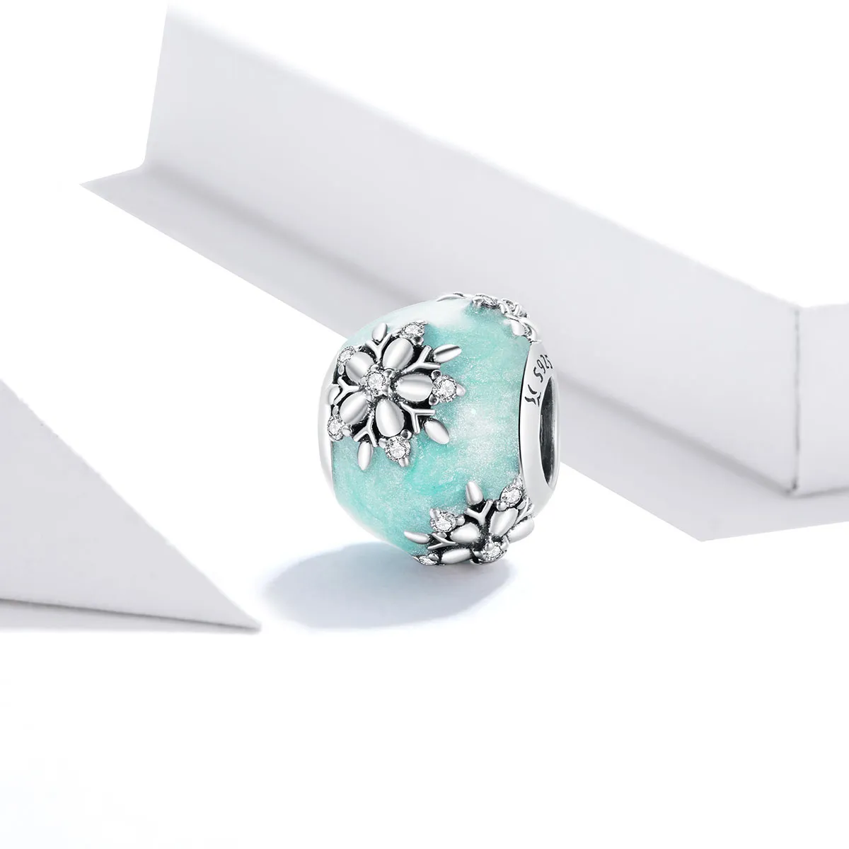 Pandora Style Shiny Snowflakes Charm - SCC1650