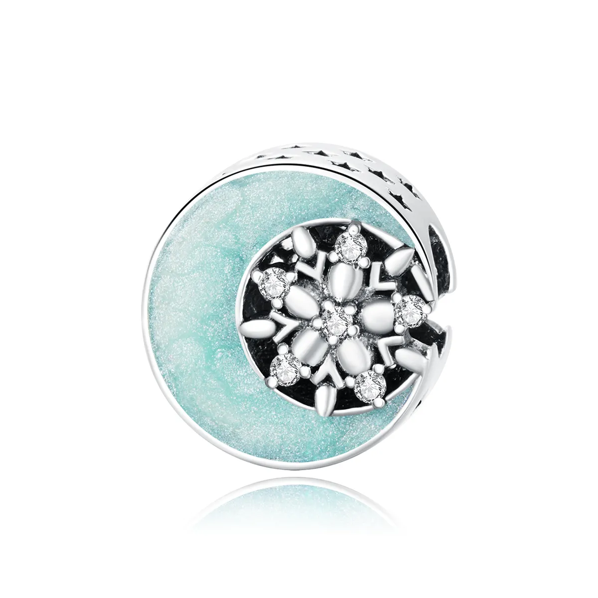 Pandora Style Snow & Moonlight Charm - SCC1653