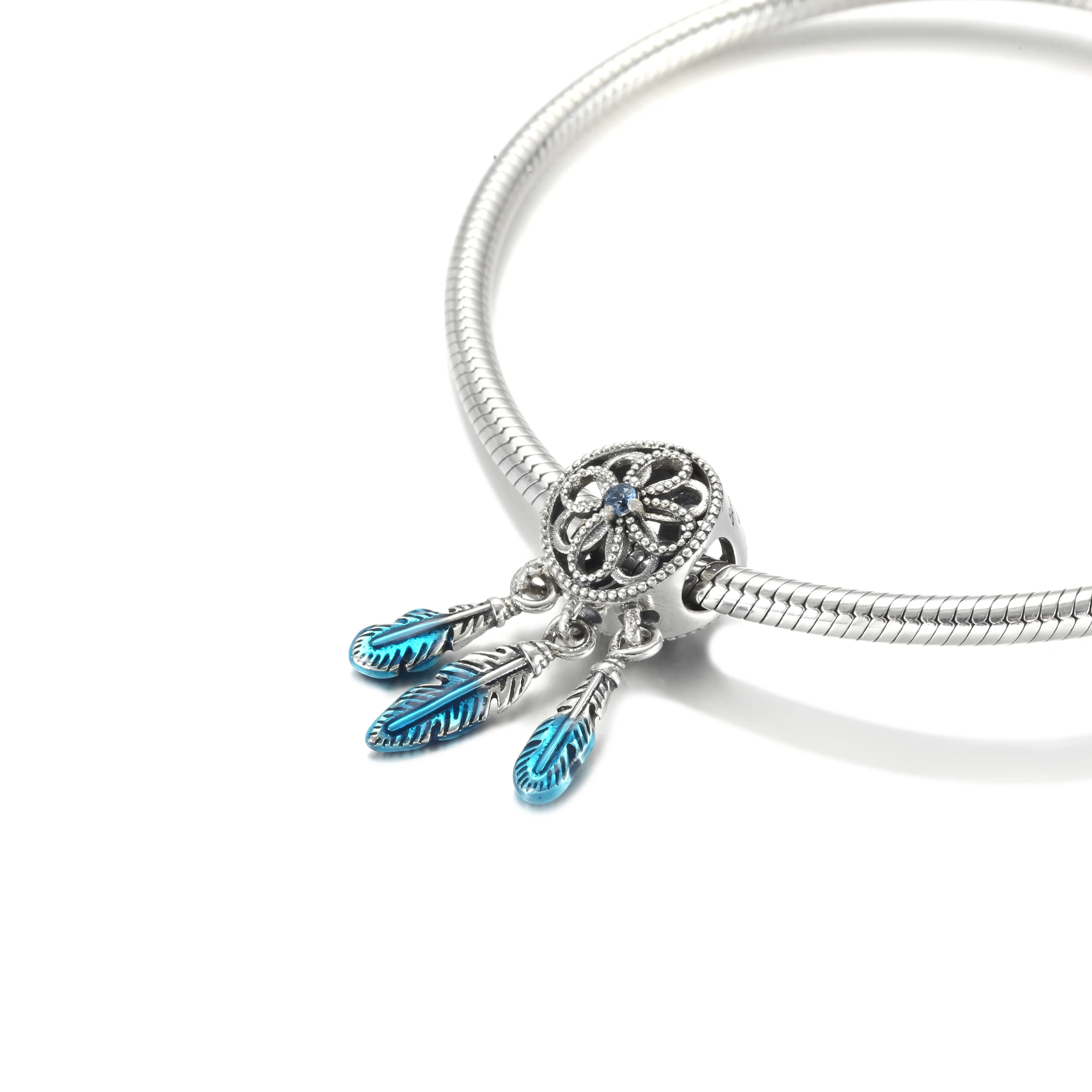 PANDORA Blue Dreamcatcher Charm - 799341C01