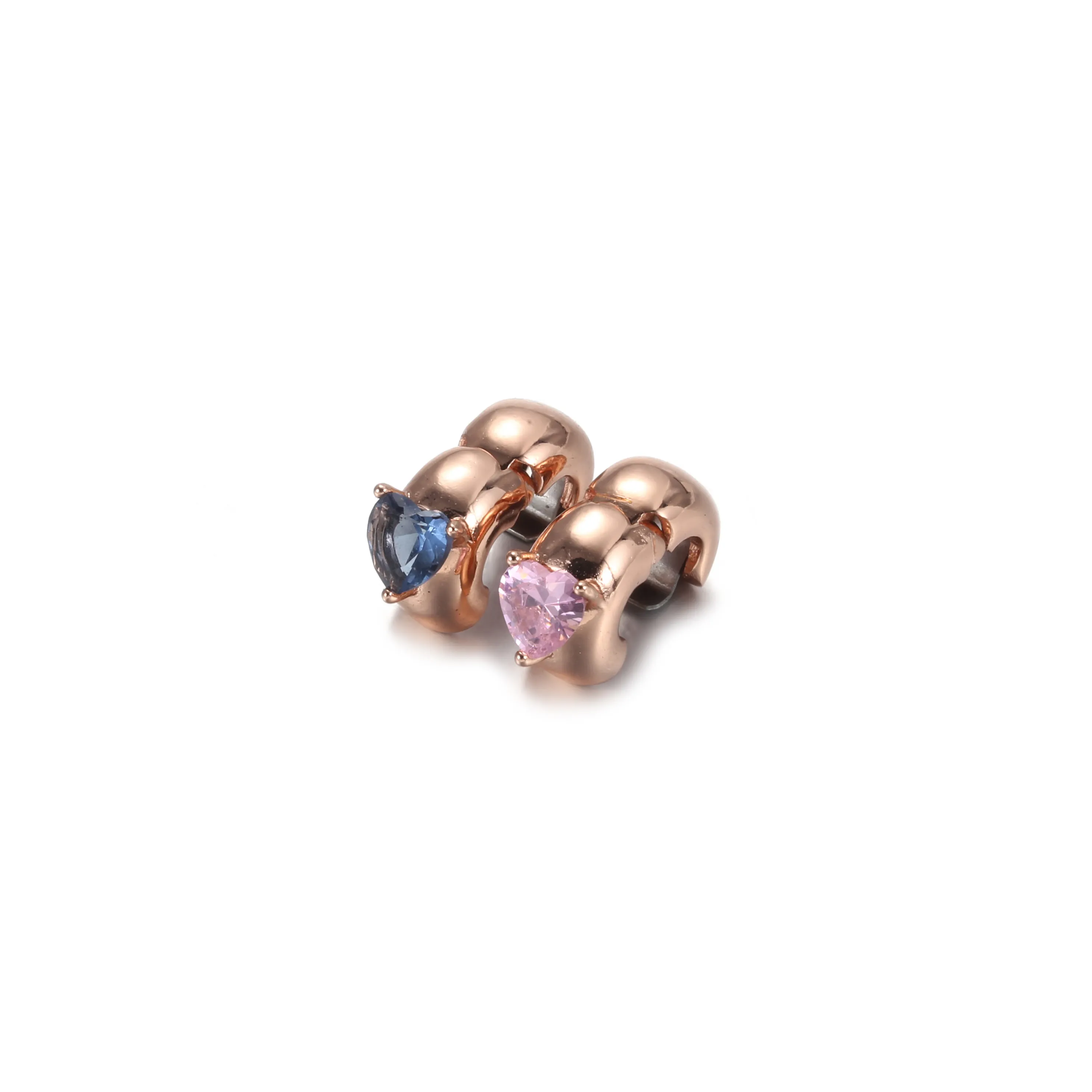 PANDORA Blue Heart Solitaire Clip Charm - 789203C02