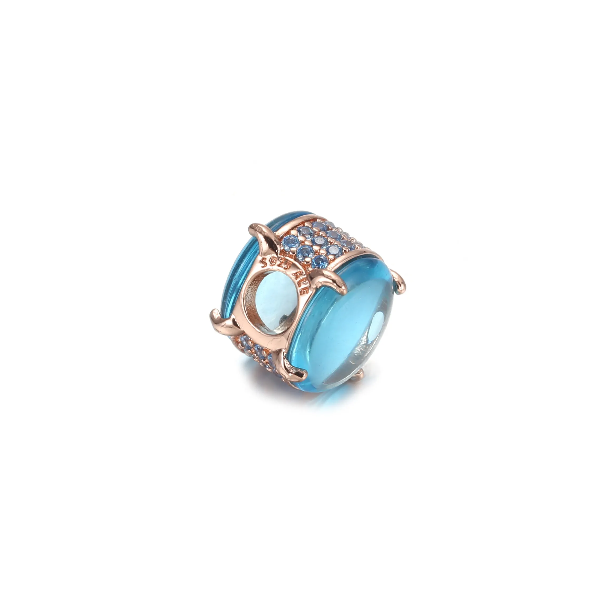 PANDORA Blue Oval Cabochon Charm - 789309C01