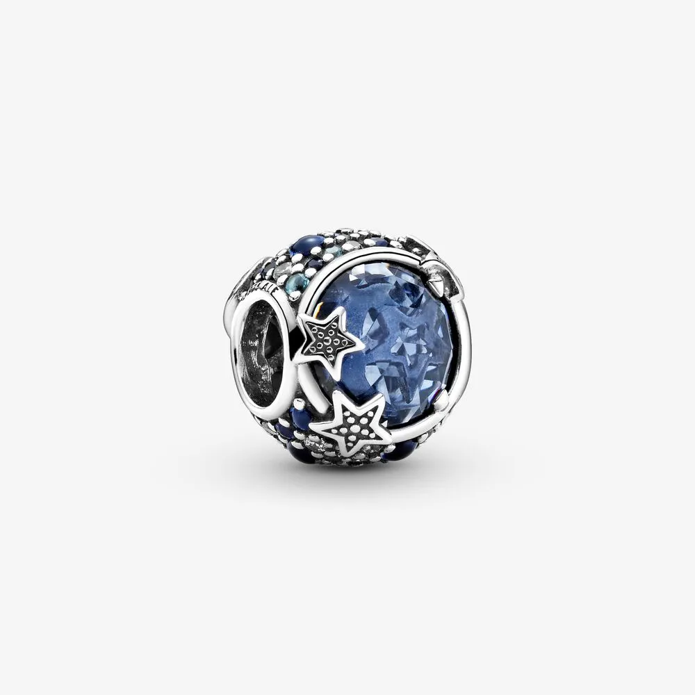 PANDORA Celestial Blue Sparkling Stars Charm - 799209C01