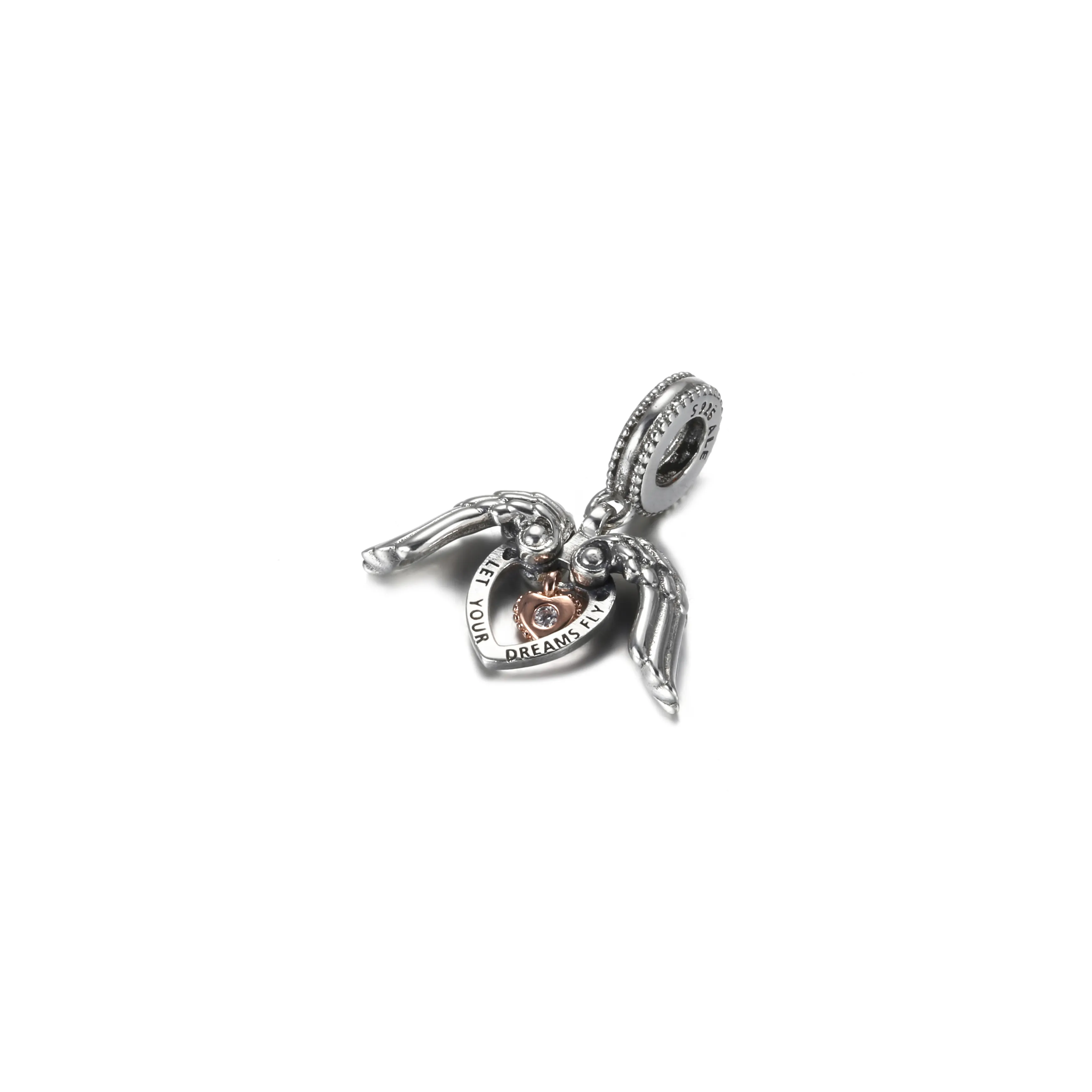 Pandora Club 2021 Angel Wings & Heart Dangle Charm - 789296C01