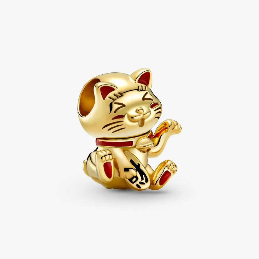 PANDORA Cute Fortune Cat Charm - 769271C01