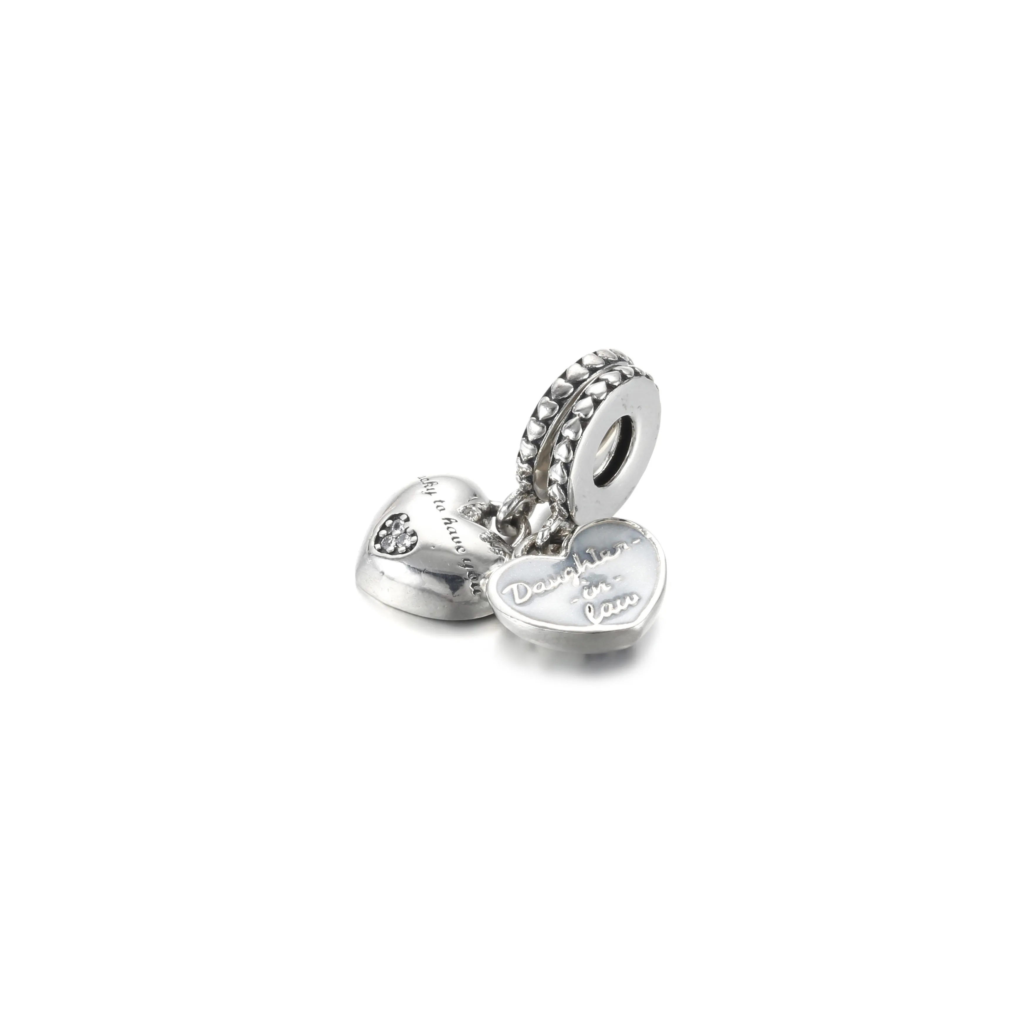 PANDORA Daughter- & Mother in Law Split Dangle Charm - 799321C01