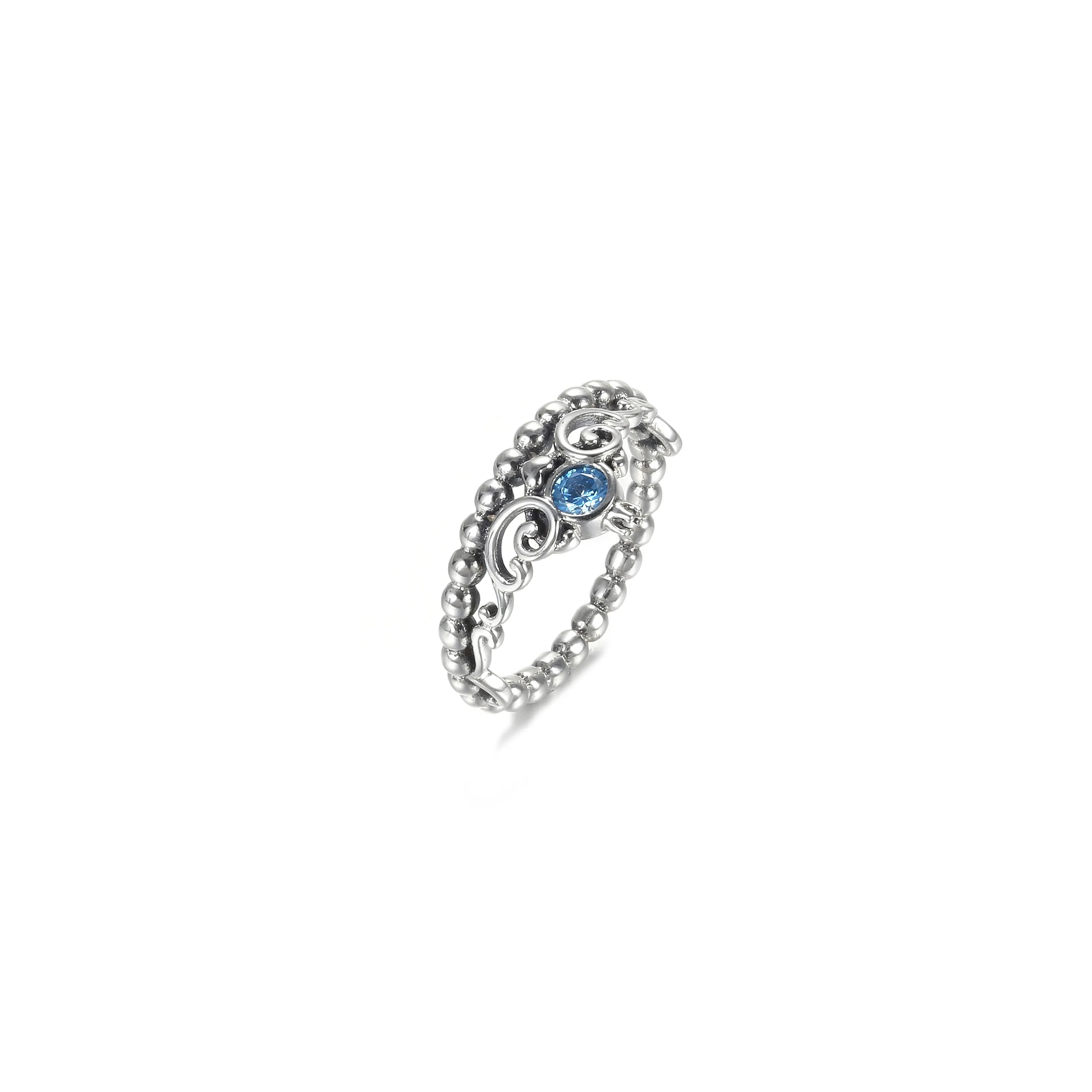 PANDORA Disney Cinderella Blue Tiara Ring - 199191C01