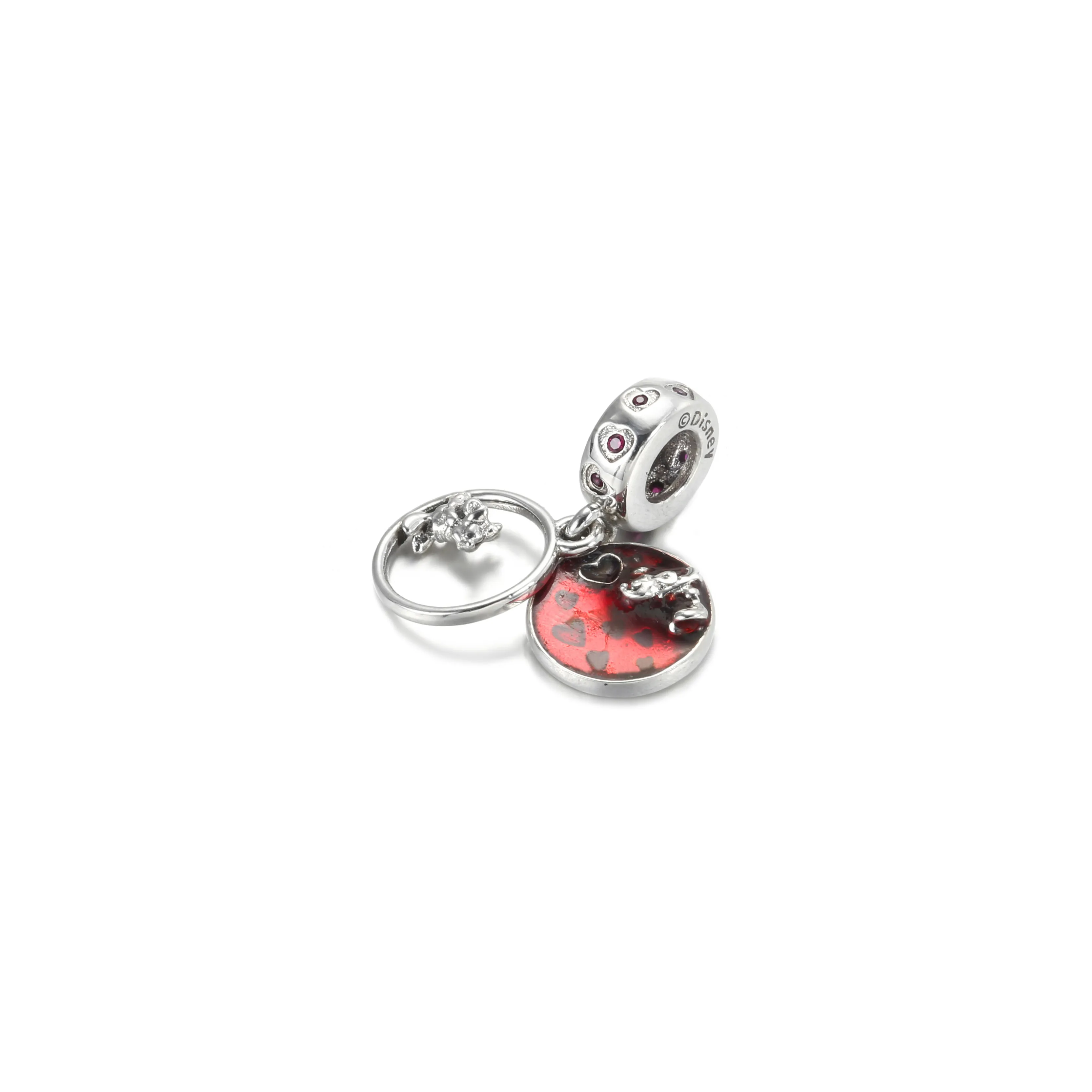 PANDORA Disney Mickey Mouse & Minnie Mouse Love and Kisses Dangle Charm - 799298C01