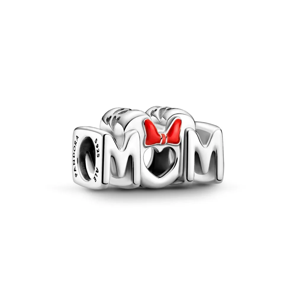 pandora disney minnie mouse bow mum charm 799363c01