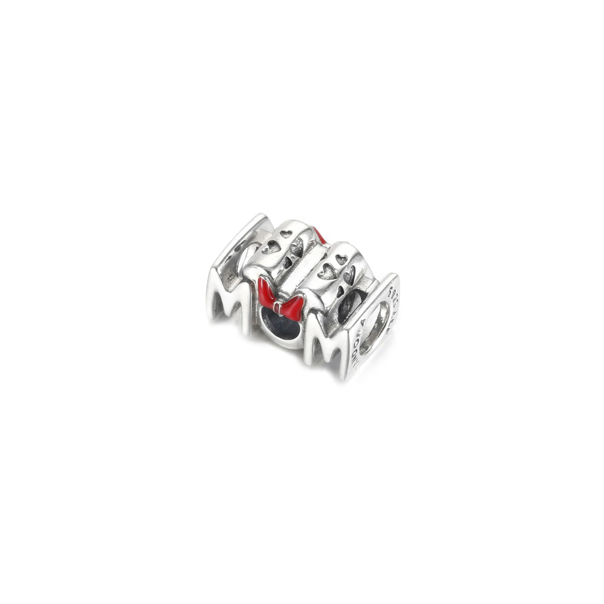 PANDORA Disney Minnie Mouse Bow & Mum Charm - 799363C01