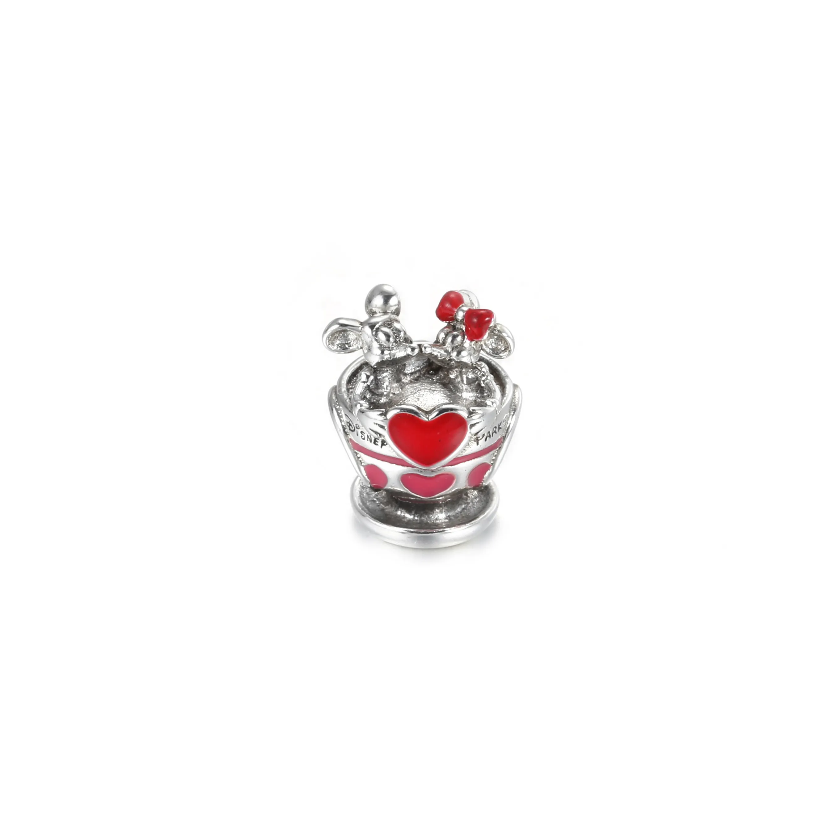 Pandora Disney Parks Mickey and Minnie Teacups Charm - 799265C01