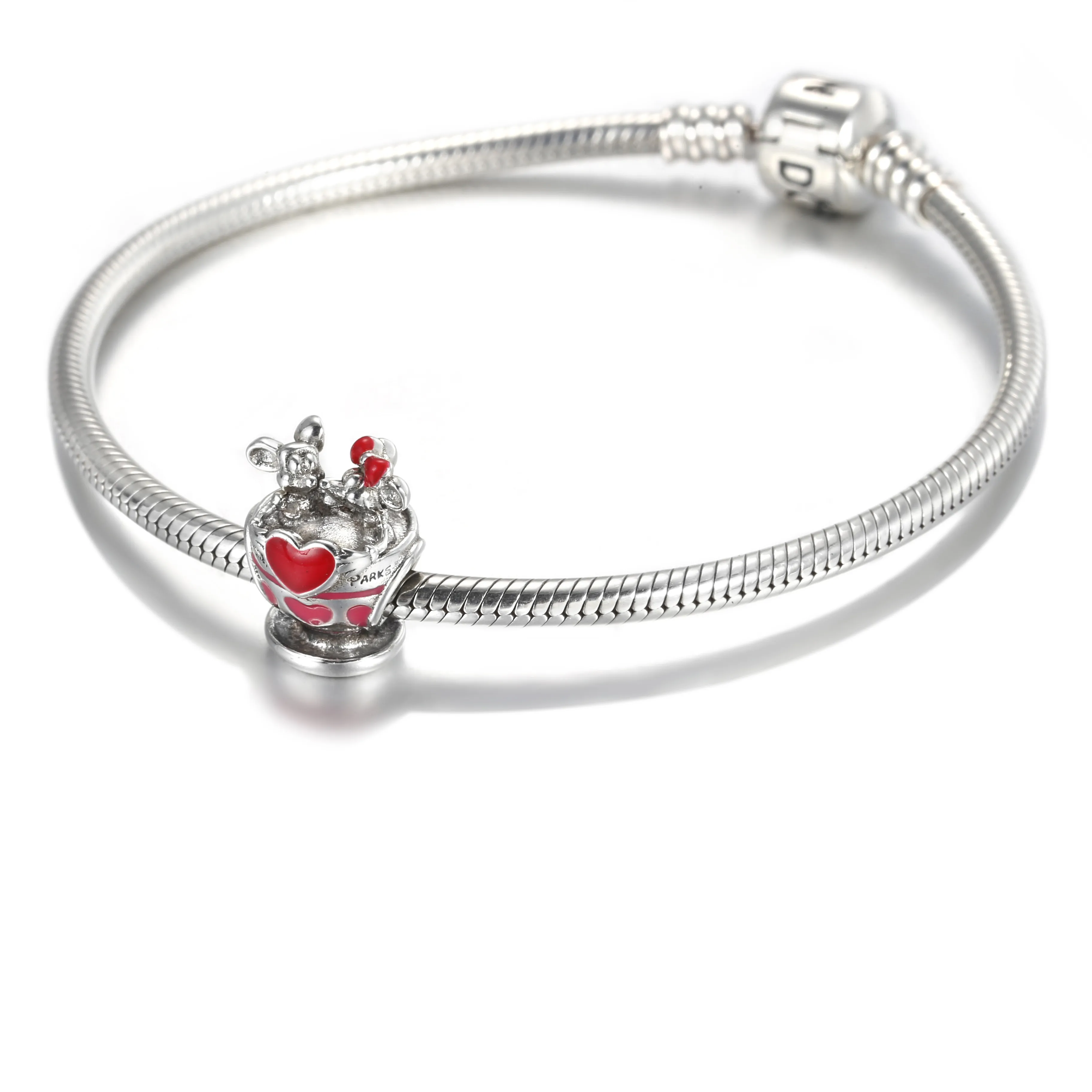 Pandora Disney Parks Mickey and Minnie Teacups Charm - 799265C01