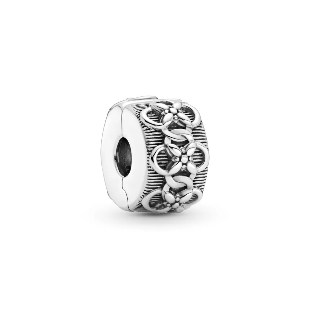 PANDORA Flower Pattern Clip Charm - 799316C00