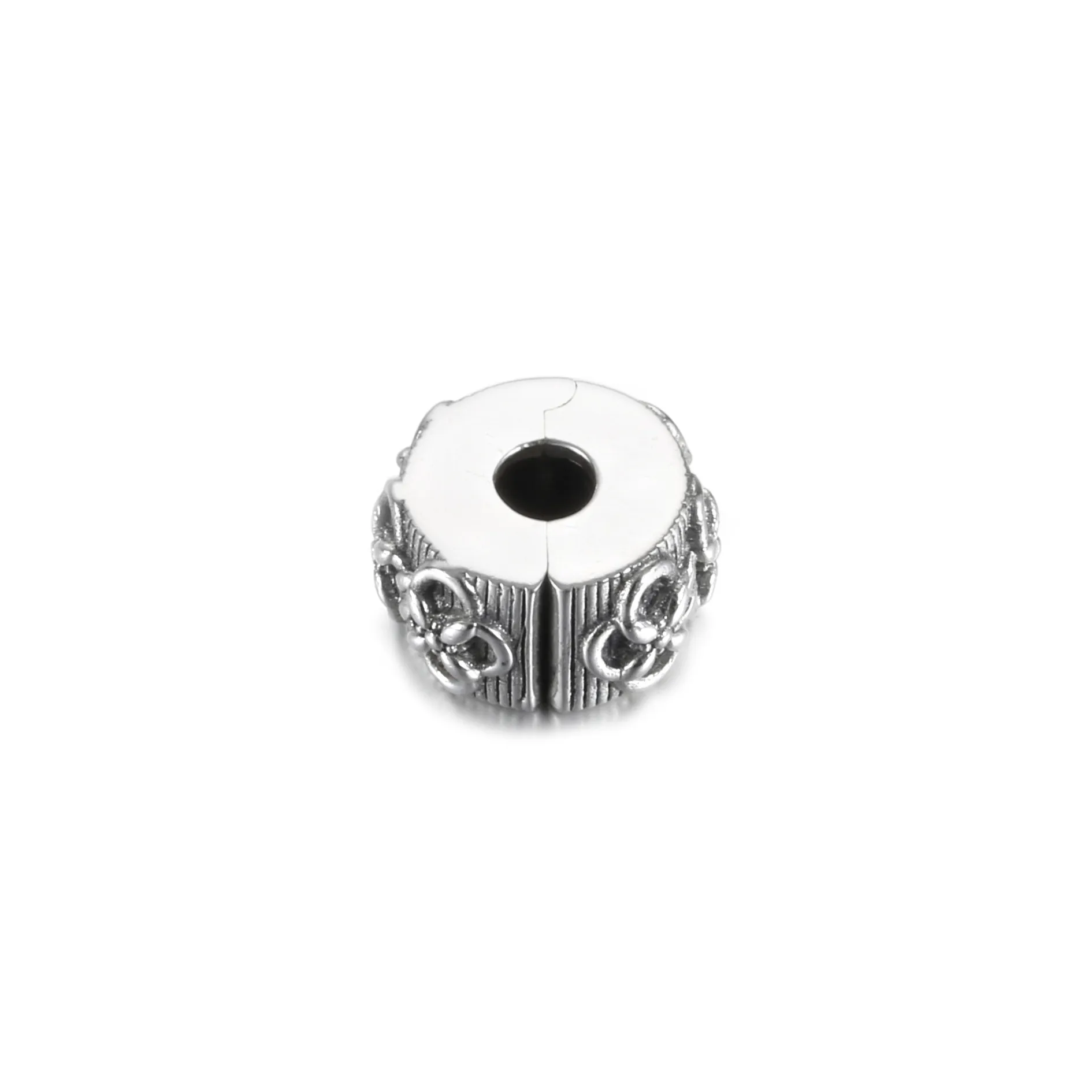 PANDORA Flower Pattern Clip Charm - 799316C00