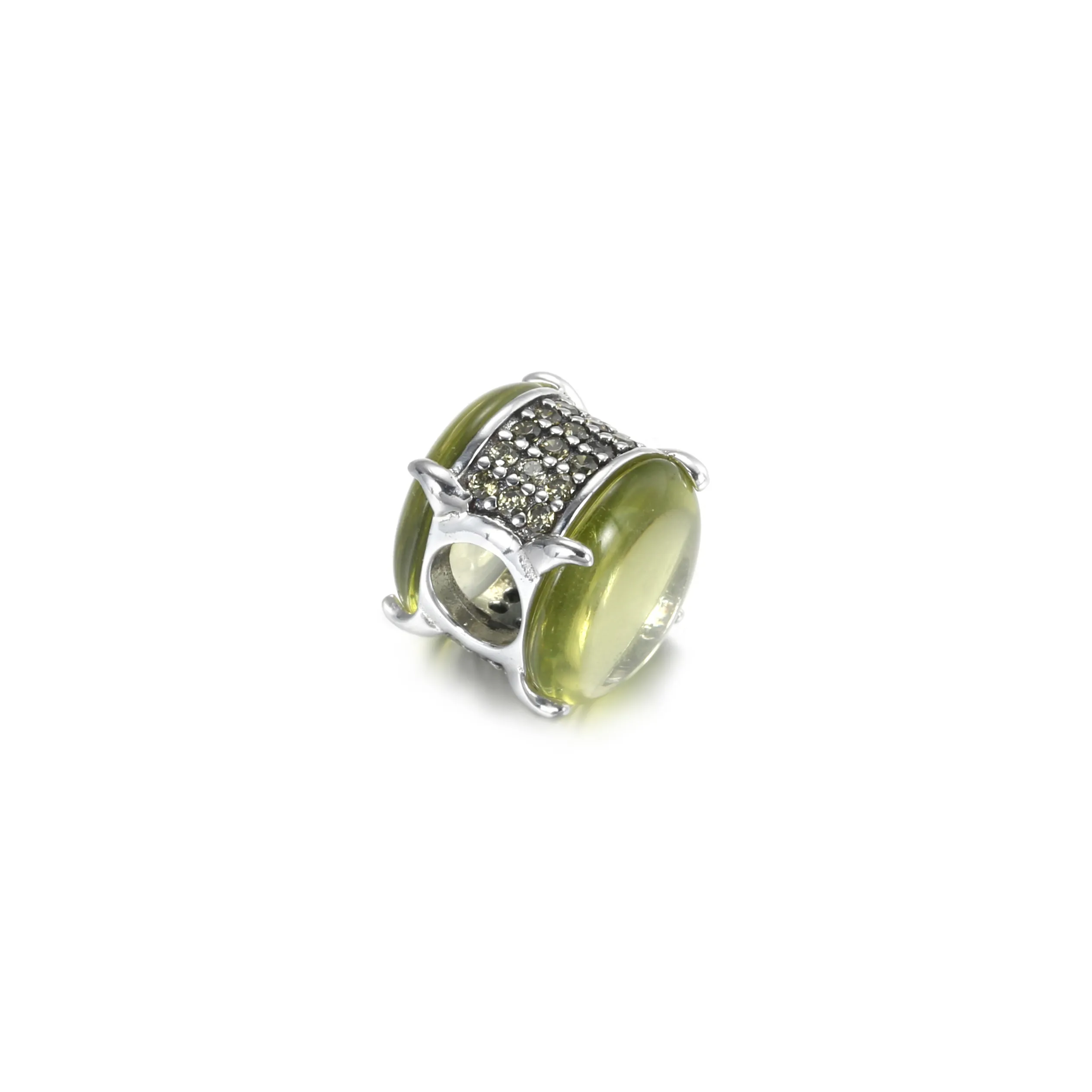 PANDORA Green Oval Cabochon Charm - 799309C02