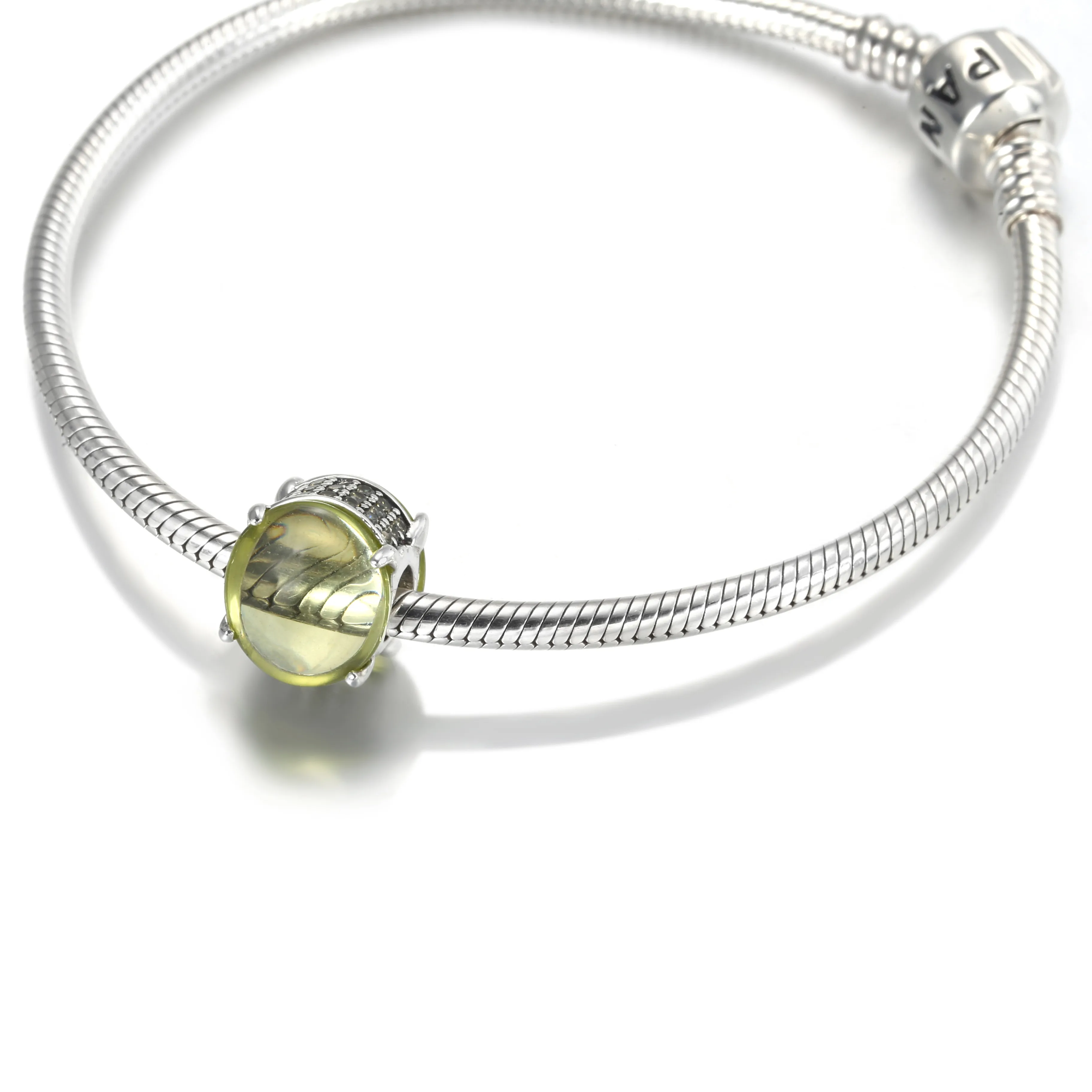 PANDORA Green Oval Cabochon Charm - 799309C02