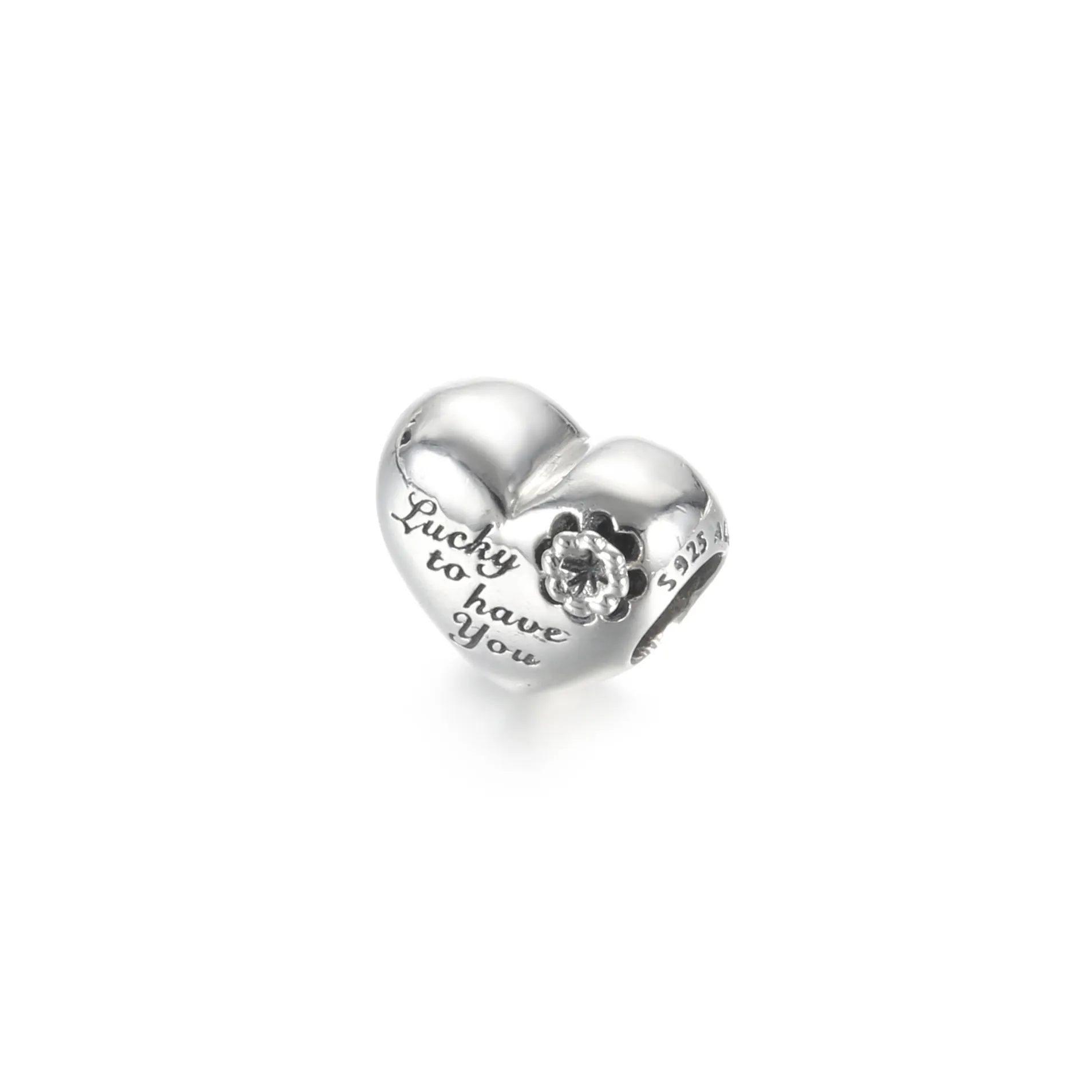 PANDORA Heart & Clover Charm - 799364C00