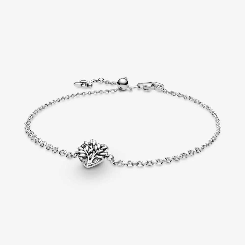 PANDORA Heart Family Tree Chain Bracelet - 599292C01