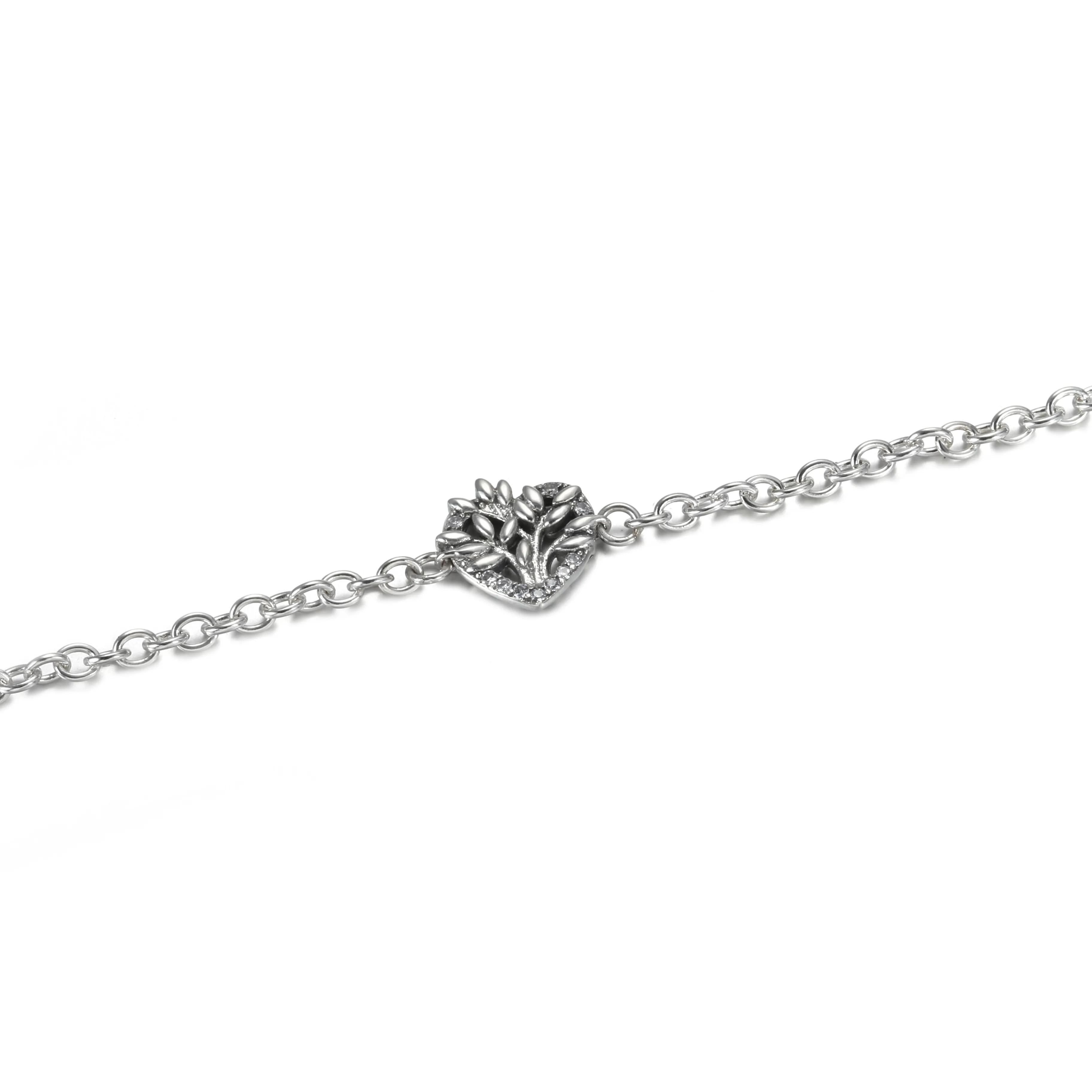 PANDORA Heart Family Tree Chain Bracelet - 599292C01