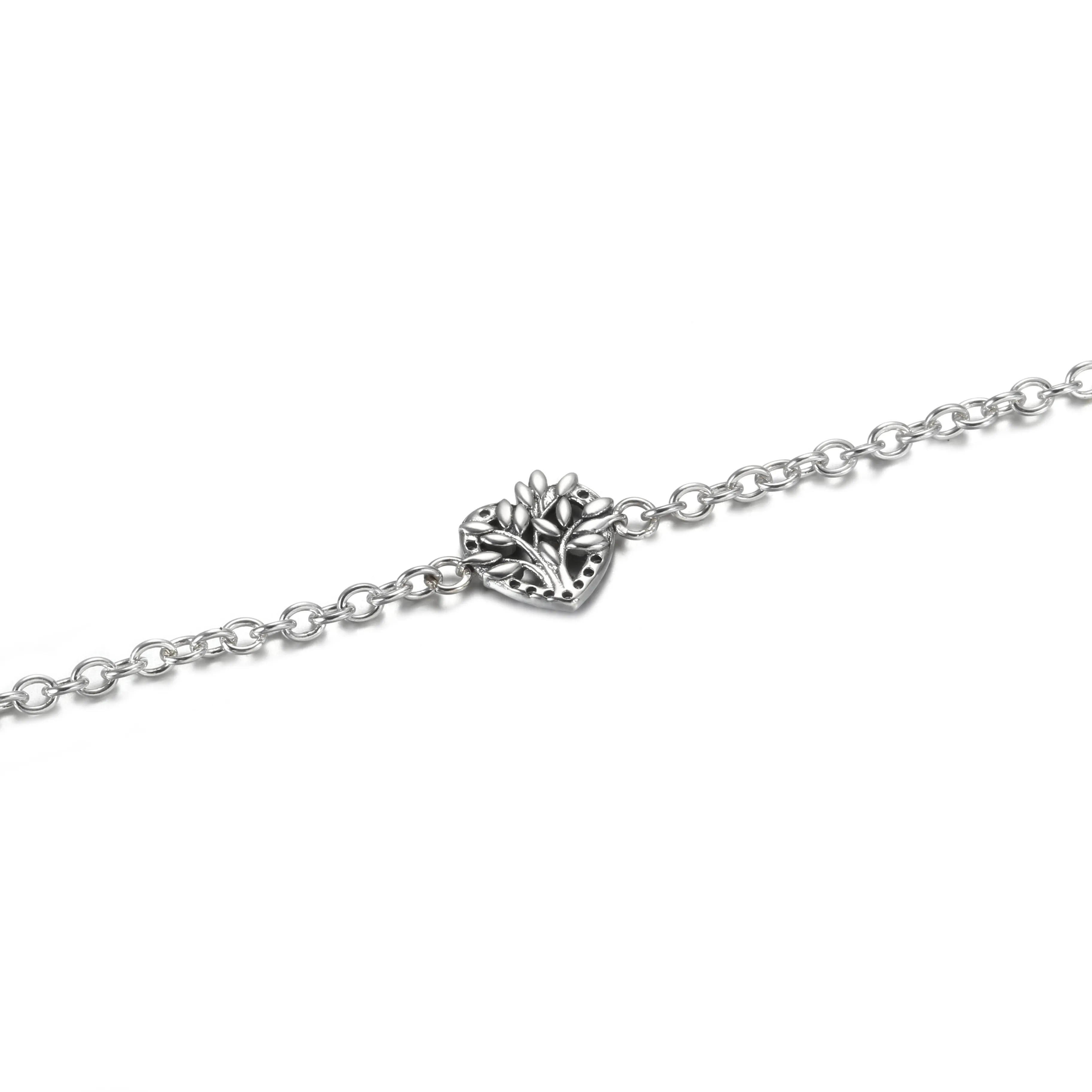 PANDORA Heart Family Tree Chain Bracelet - 599292C01