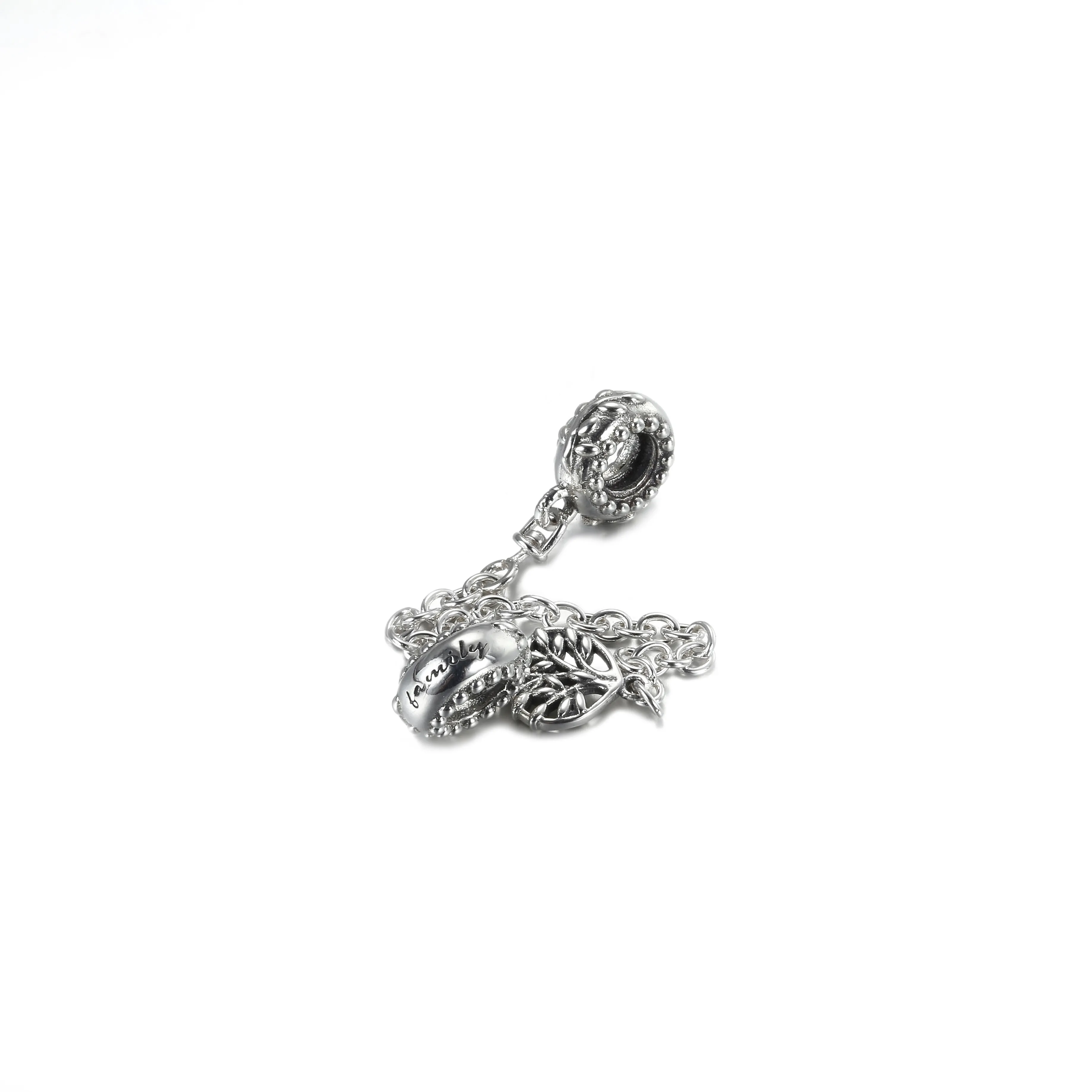 PANDORA Heart Family Tree Safety Chain Charm - 799293C00