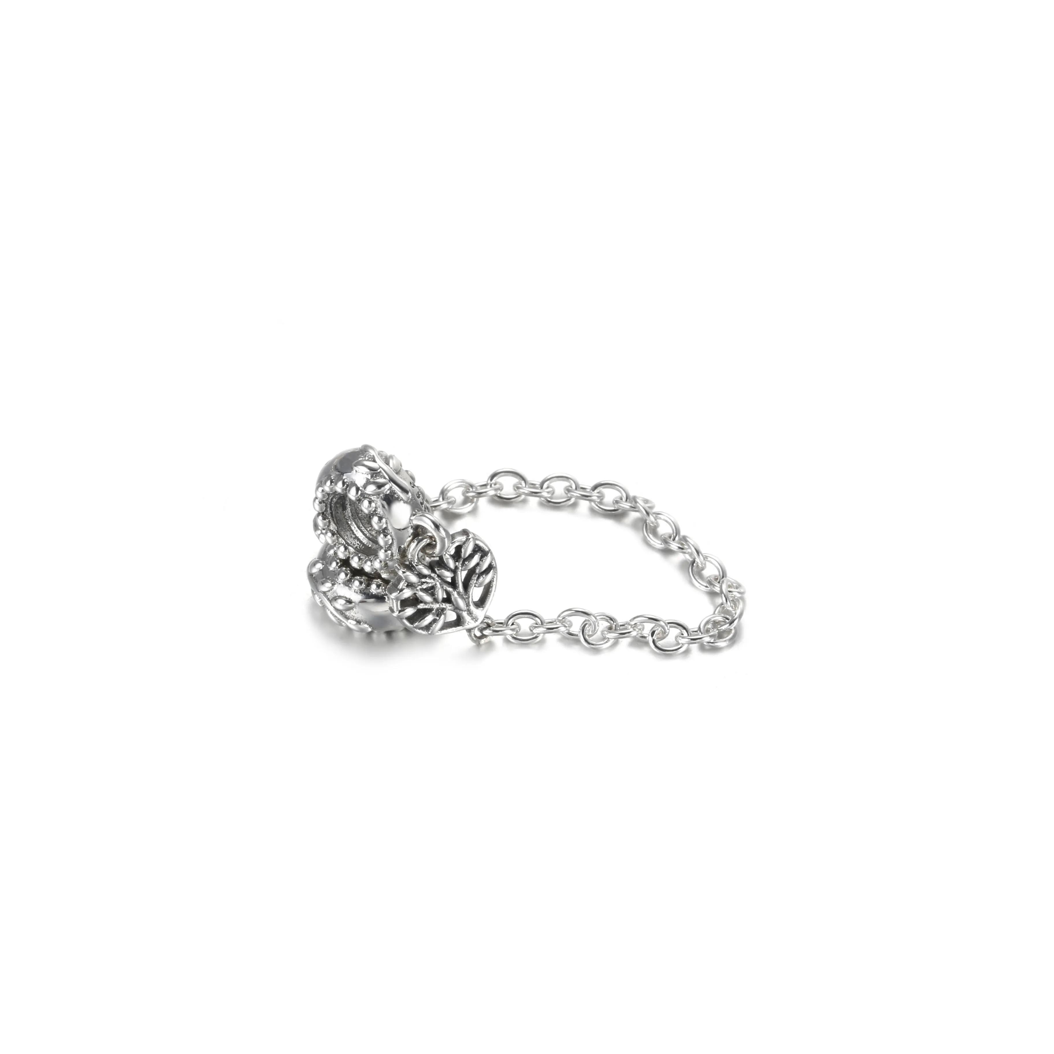 PANDORA Heart Family Tree Safety Chain Charm - 799293C00