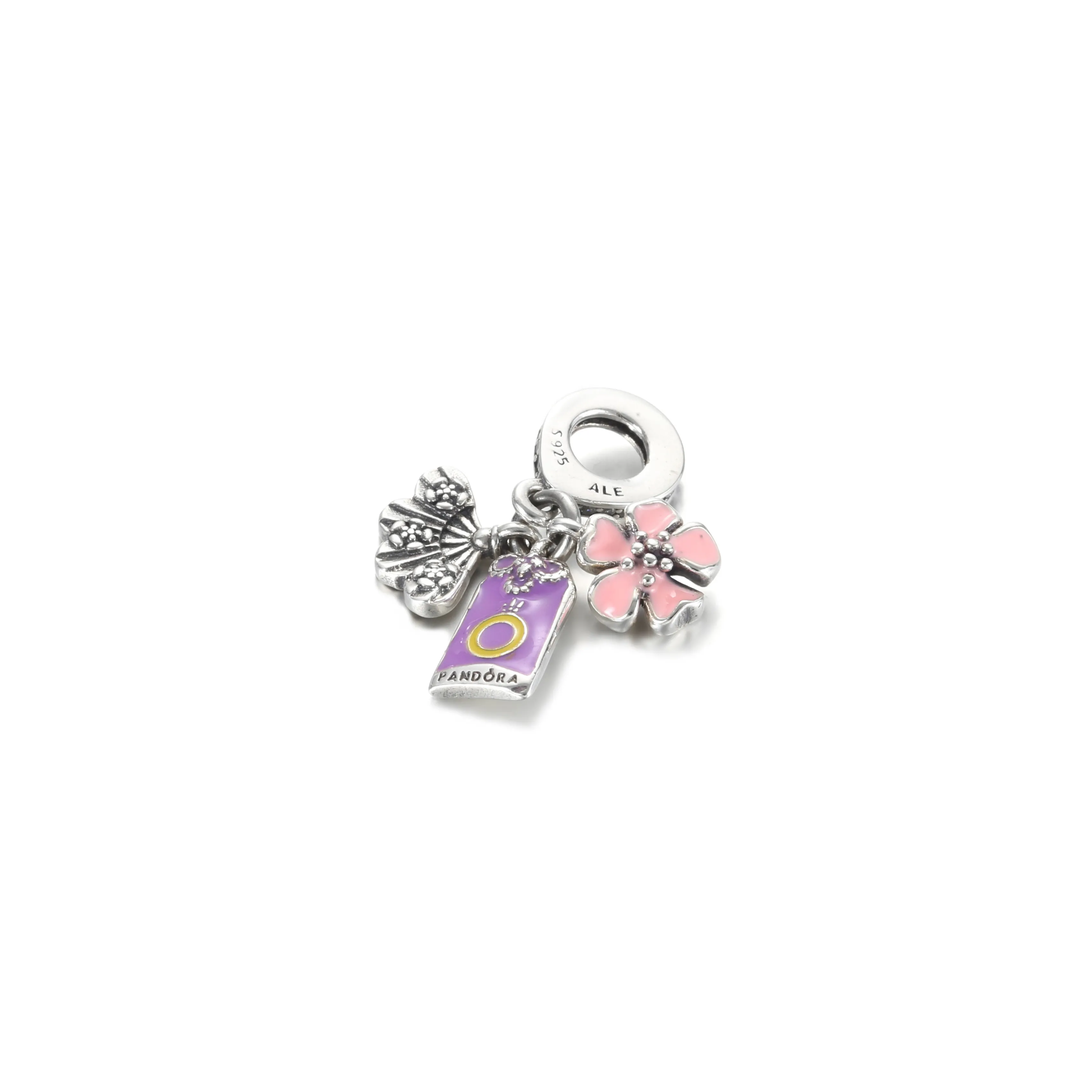 PANDORA Japanese Sakura, Omamori & Fan Dangle Charm - 799326C01