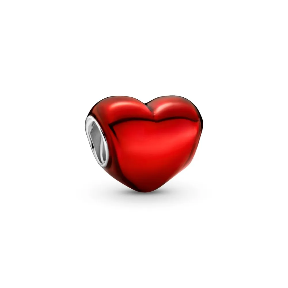 PANDORA Metallic Red Heart Charm - 799291C02